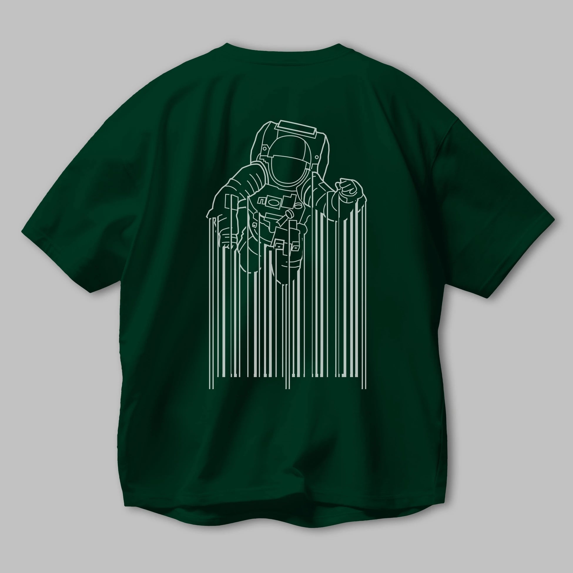 Astrocode Arka Baskılı Oversize t-shirt %100 pamuk Erkek Kadın Unisex