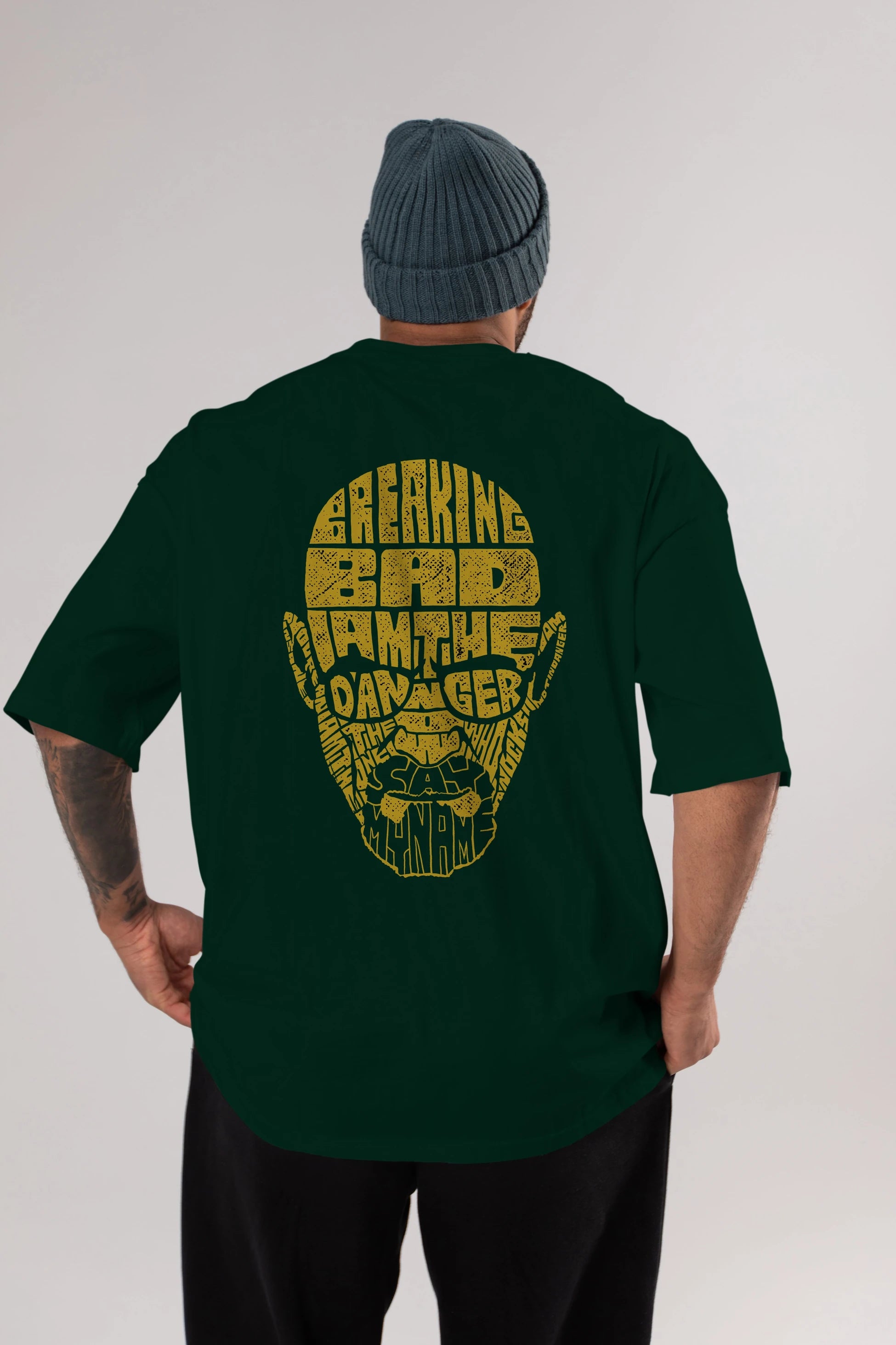 Breaking Bad Arka Baskılı Oversize t-shirt %100 pamuk Erkek Kadın Unisex