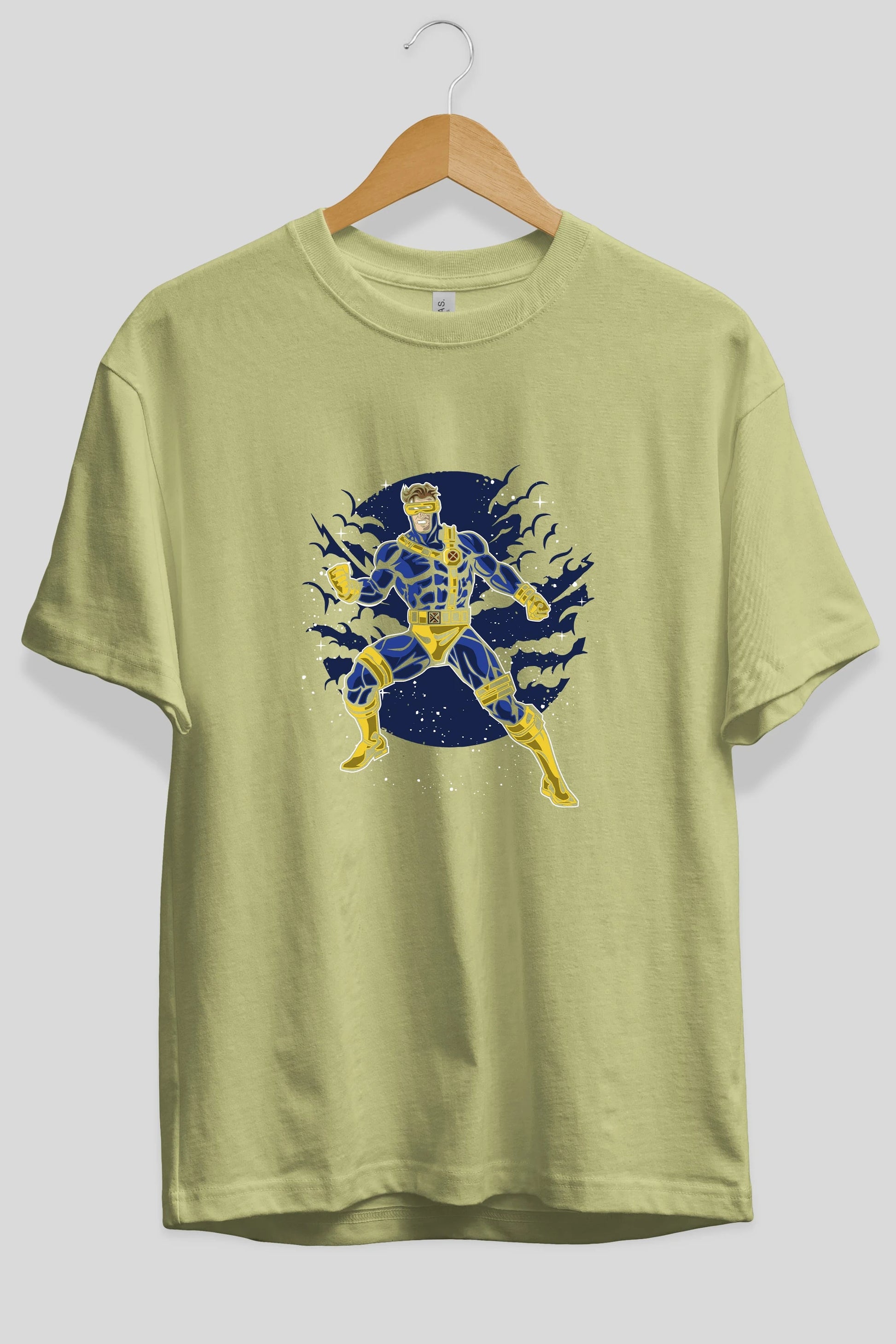 CYCLOPS Ön Baskılı Oversize t-shirt Erkek Kadın Unisex %100 Pamuk tişort