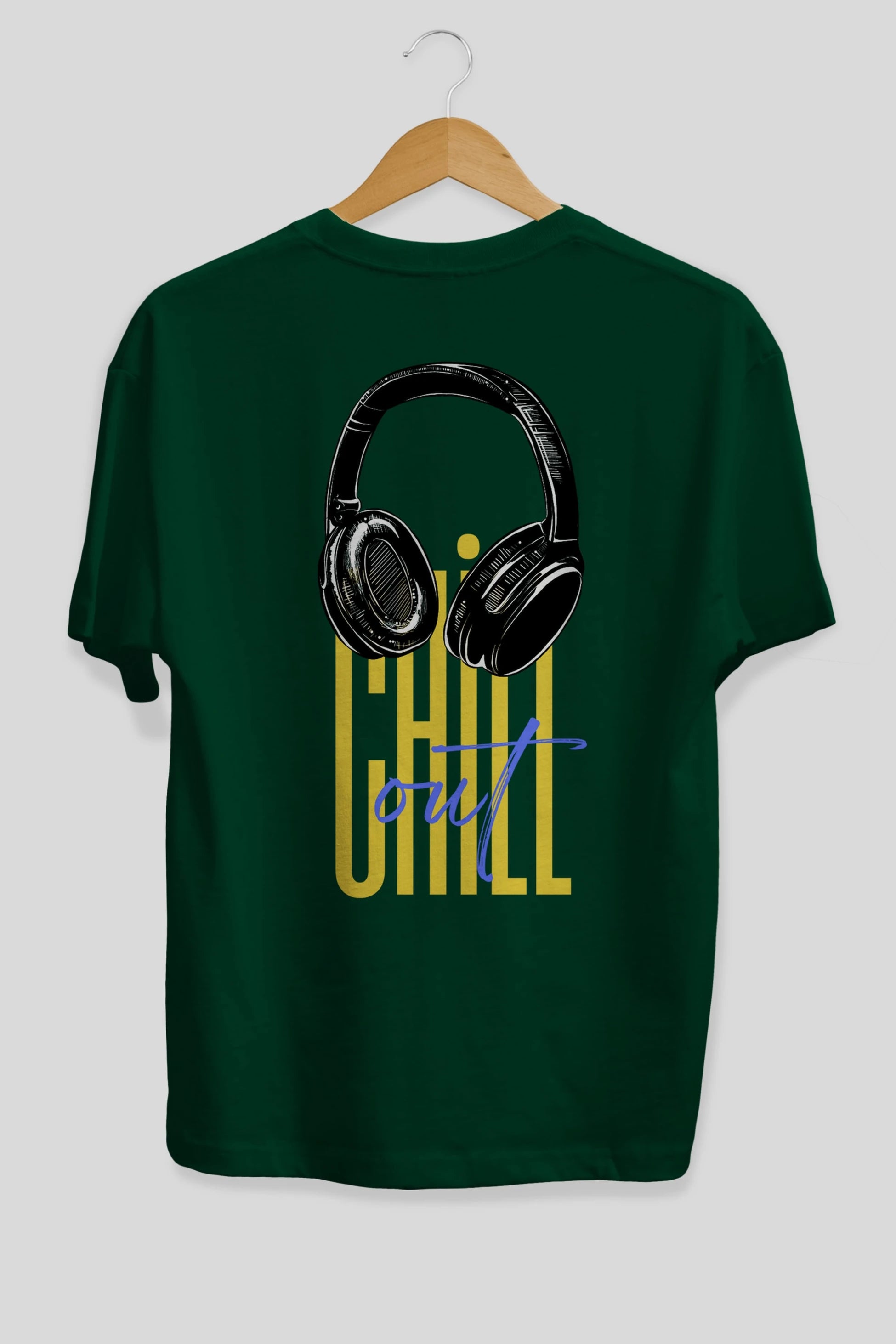 Chill Out Yazılı Arka Baskılı Oversize t-shirt Erkek Kadın Unisex