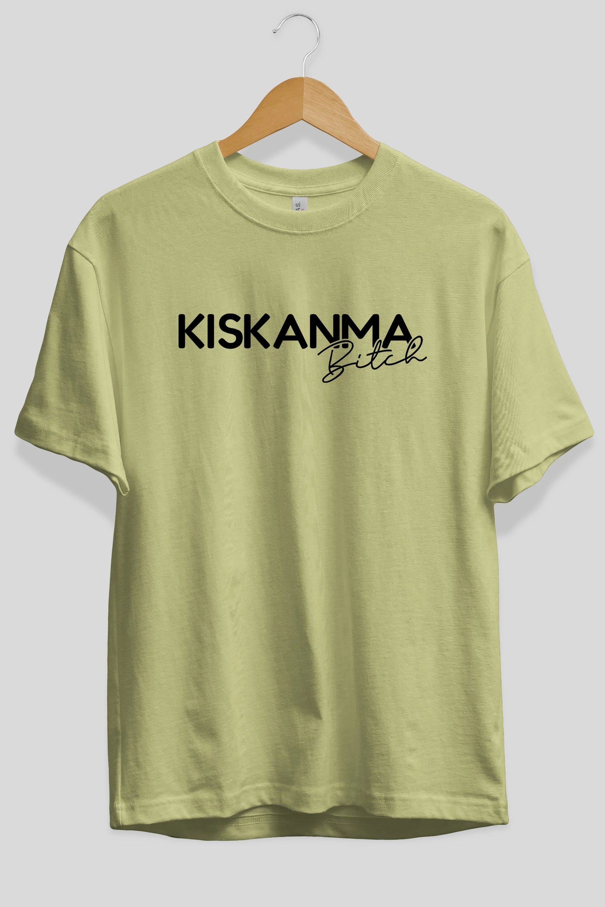 Kıskanma Bitch Ön Baskılı Oversize t-shirt %100 pamuk Erkek Kadın Unisex