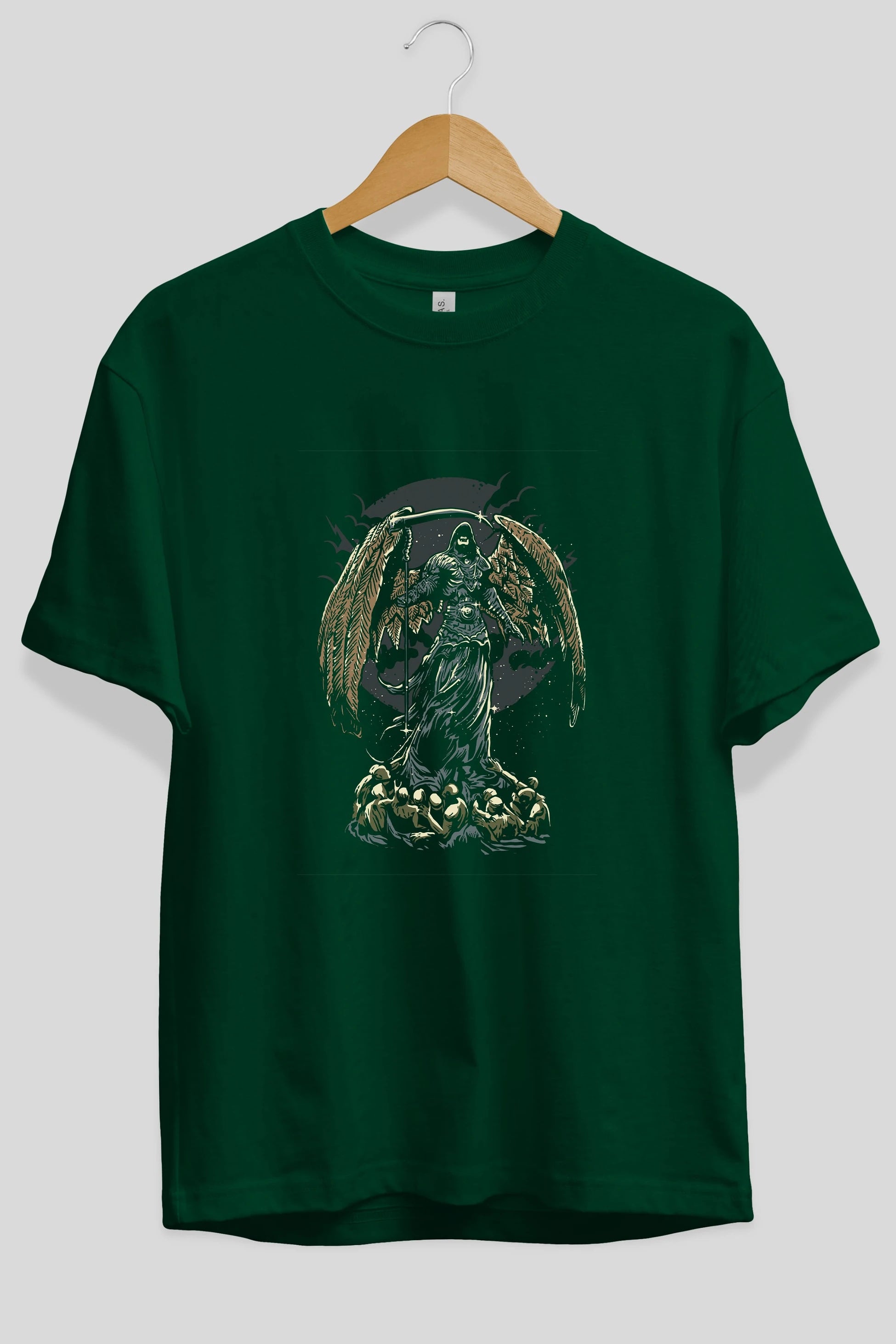 Darkness Ön Baskılı Oversize t-shirt Erkek Kadın Unisex %100 Pamuk tişort