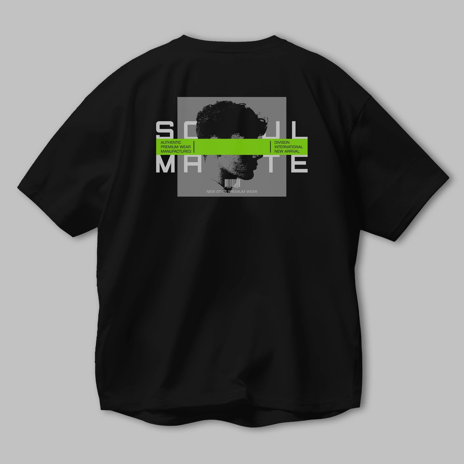 Soul Mate Arka Baskılı Oversize t-shirt Erkek Kadın Unisex