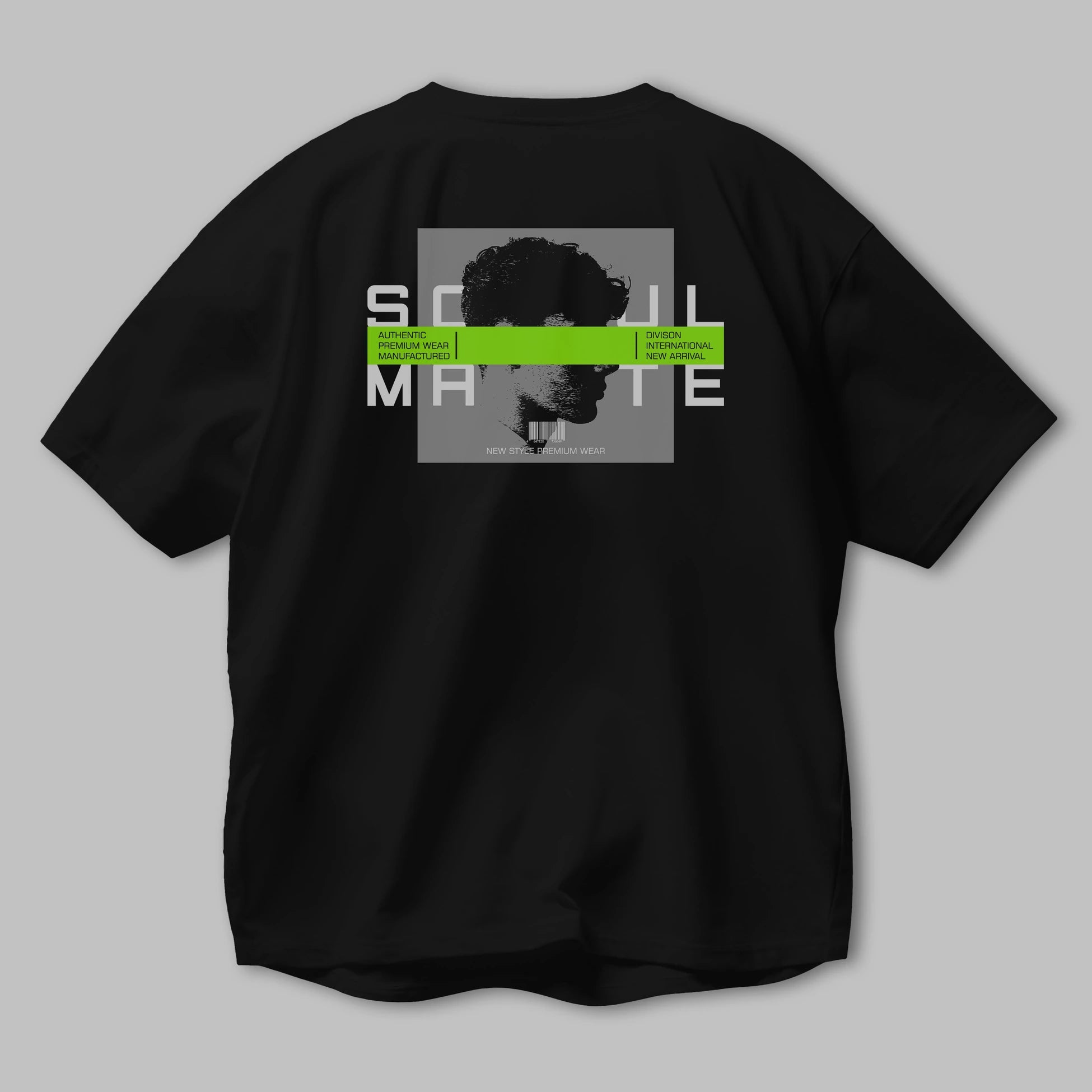 Soul Mate Arka Baskılı Oversize t-shirt Erkek Kadın Unisex