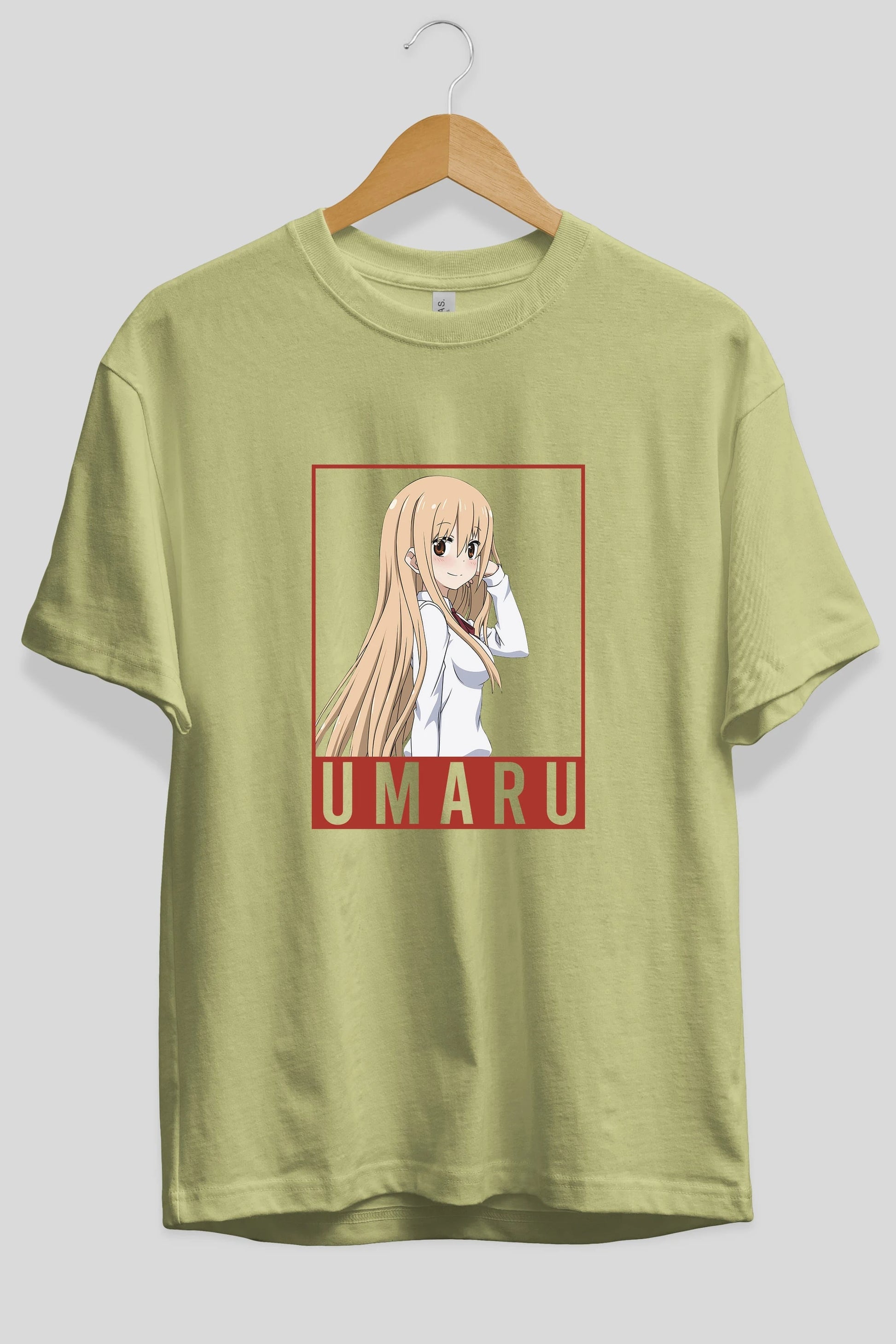 Umaru Doma 2 (2) Anime Ön Baskılı Oversize t-shirt %100 pamuk Erkek Kadın Unisex
