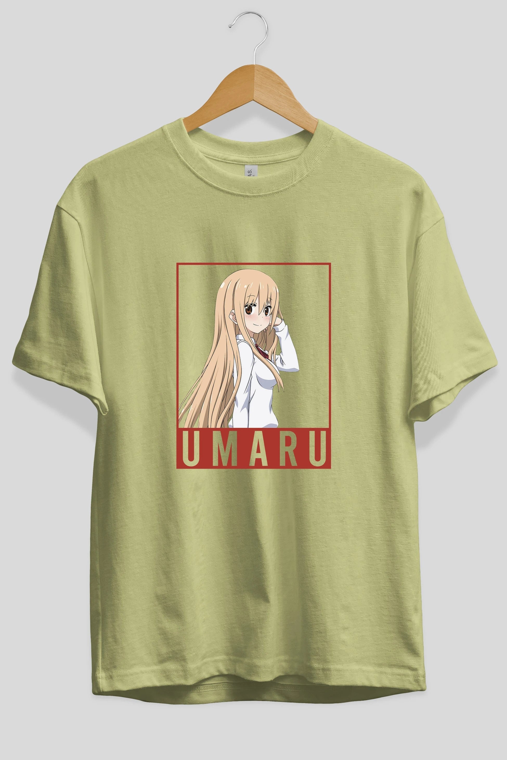 Umaru Doma 2 (2) Anime Ön Baskılı Oversize t-shirt %100 pamuk Erkek Kadın Unisex