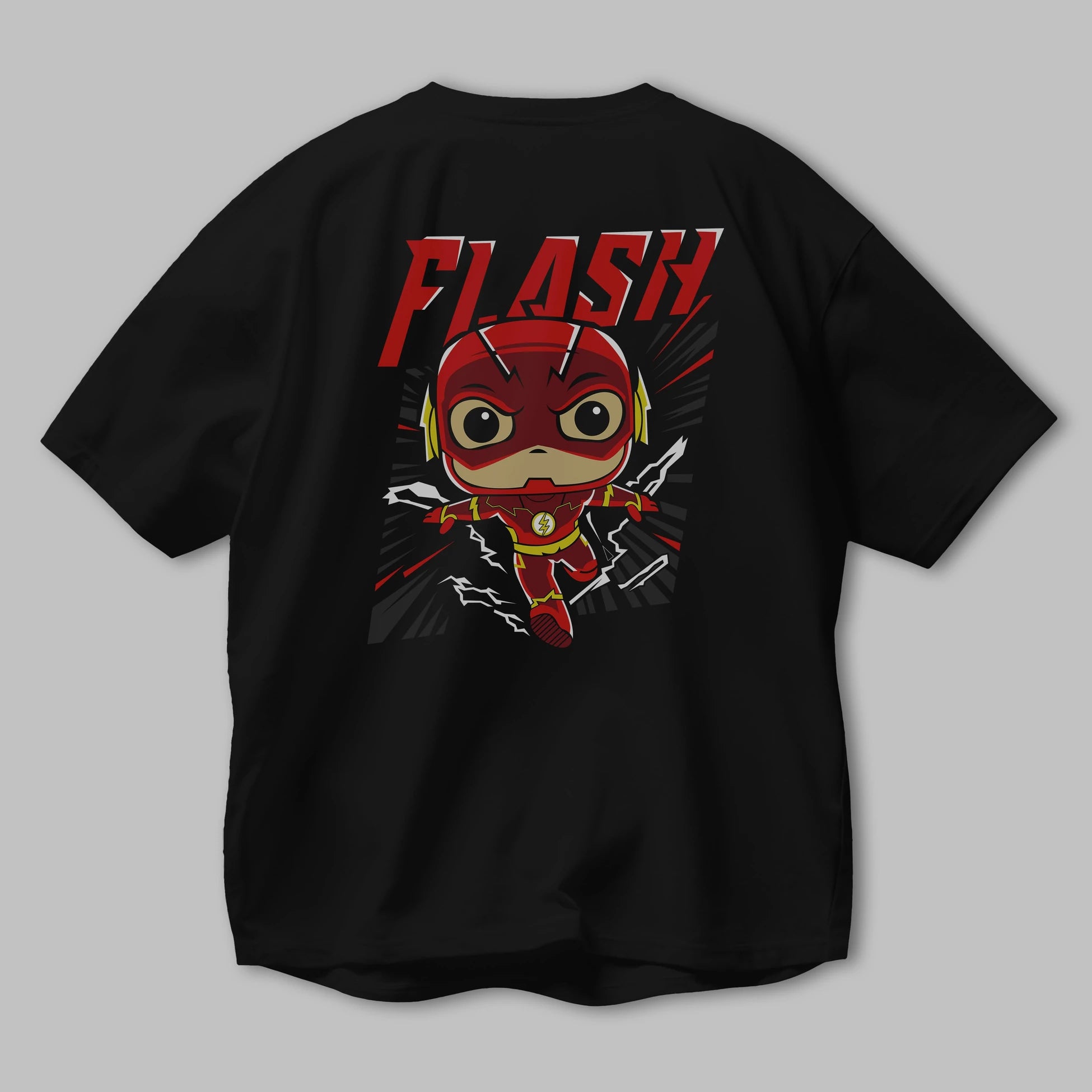 Flash Avengers (4) Arka Baskılı Oversize t-shirt Erkek Kadın Unisex %100 Pamuk Bisiklet Yaka tişort