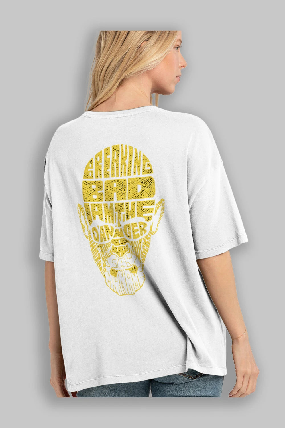 Breaking Bad Arka Baskılı Oversize t-shirt %100 pamuk Erkek Kadın Unisex