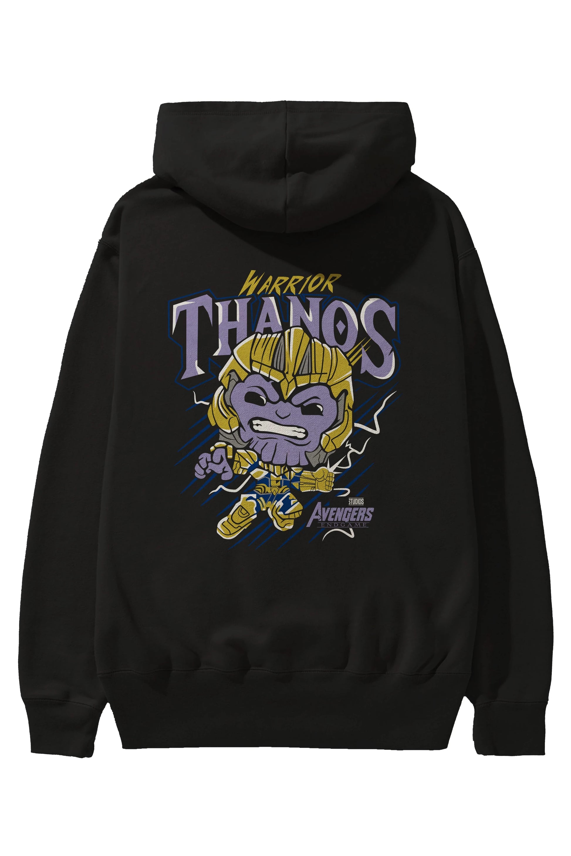 Thanos (2) Arka Baskılı Hoodie Oversize Kapüşonlu Sweatshirt Erkek Kadın Unisex