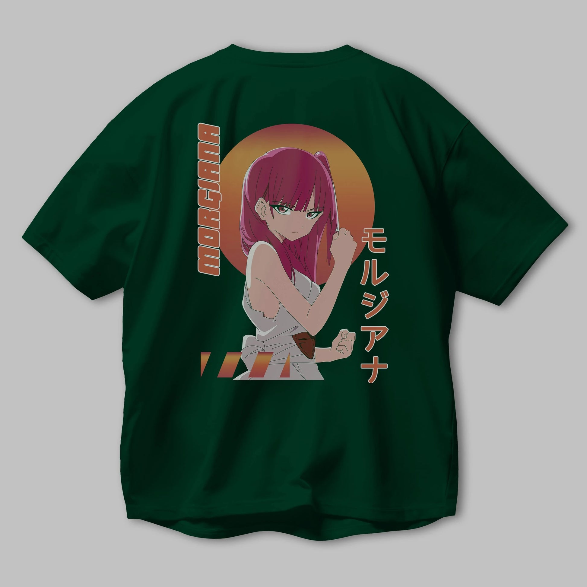 Morgiana 5 Anime Arka Baskılı Oversize t-shirt Erkek Kadın Unisex