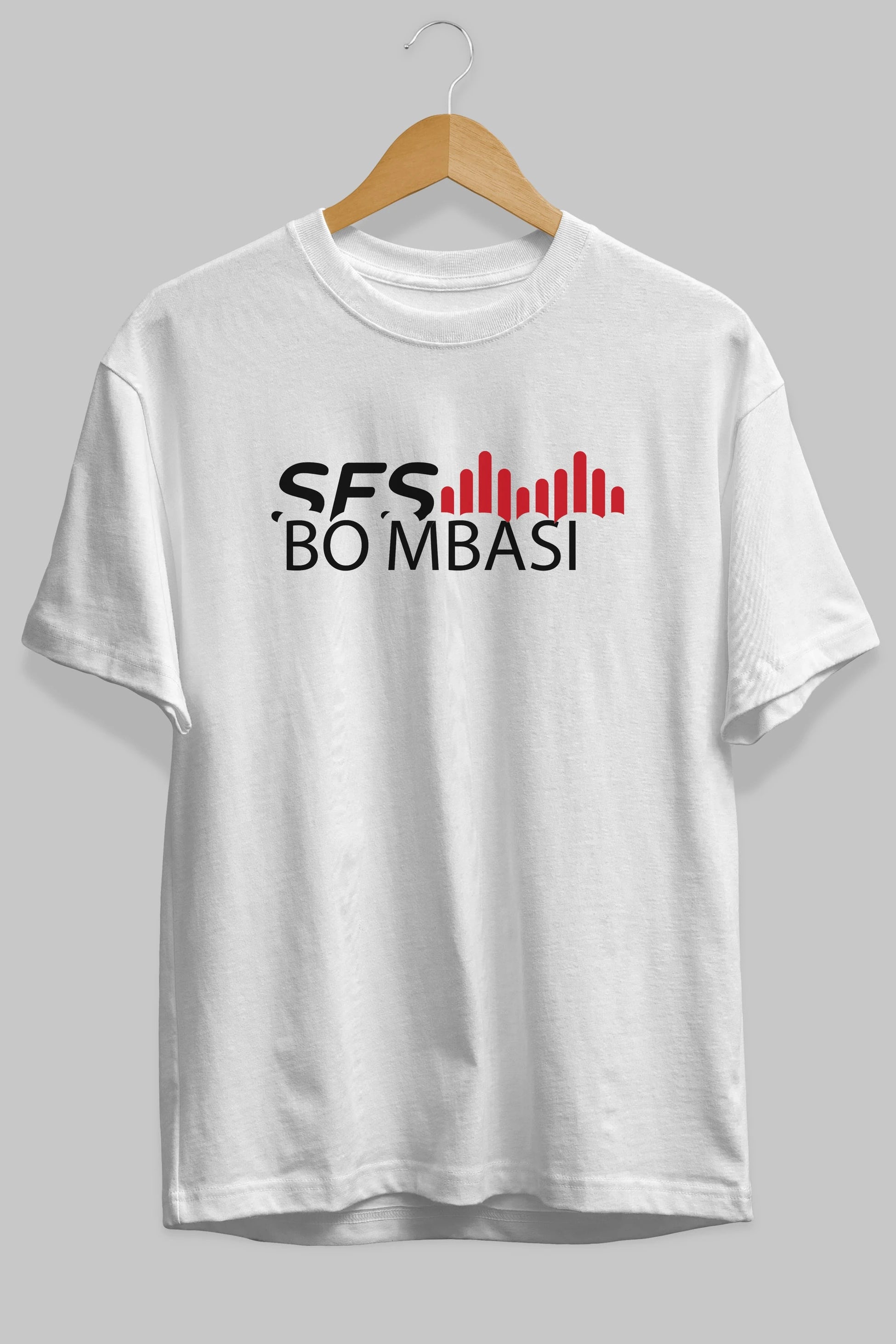 Ses Bombası Ön Baskılı Oversize t-shirt %100 pamuk Erkek Kadın Unisex