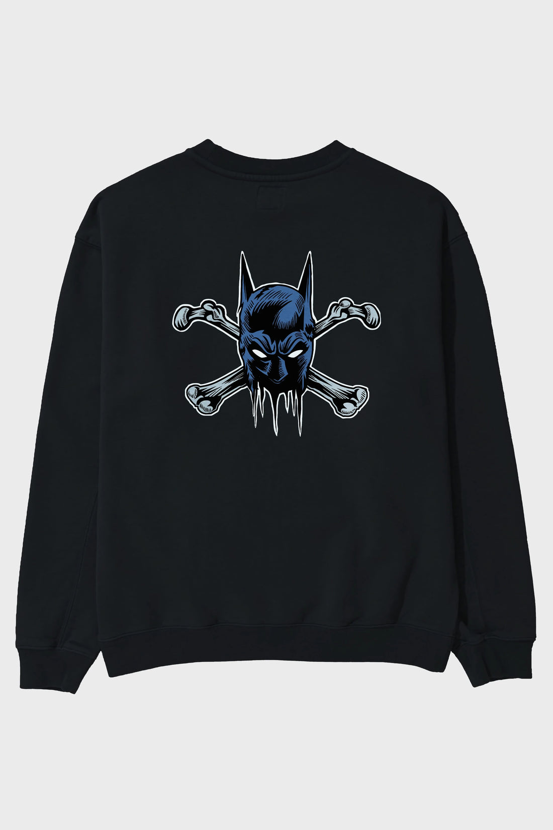 Batbones Arka Baskılı Oversize Sweatshirt Erkek Kadın Unisex