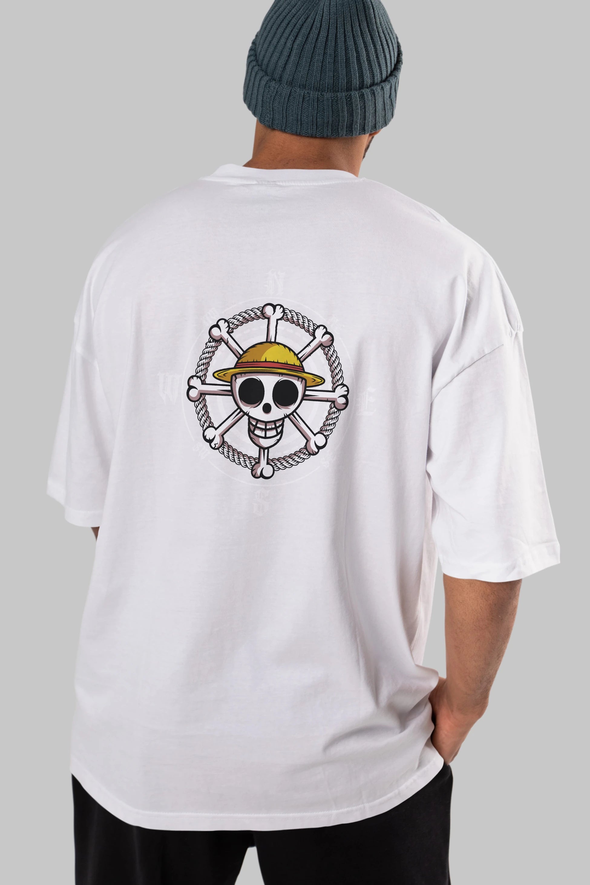One Destiny 2 Anime Arka Baskılı Oversize t-shirt Erkek Kadın Unisex %100 pamuk tişort