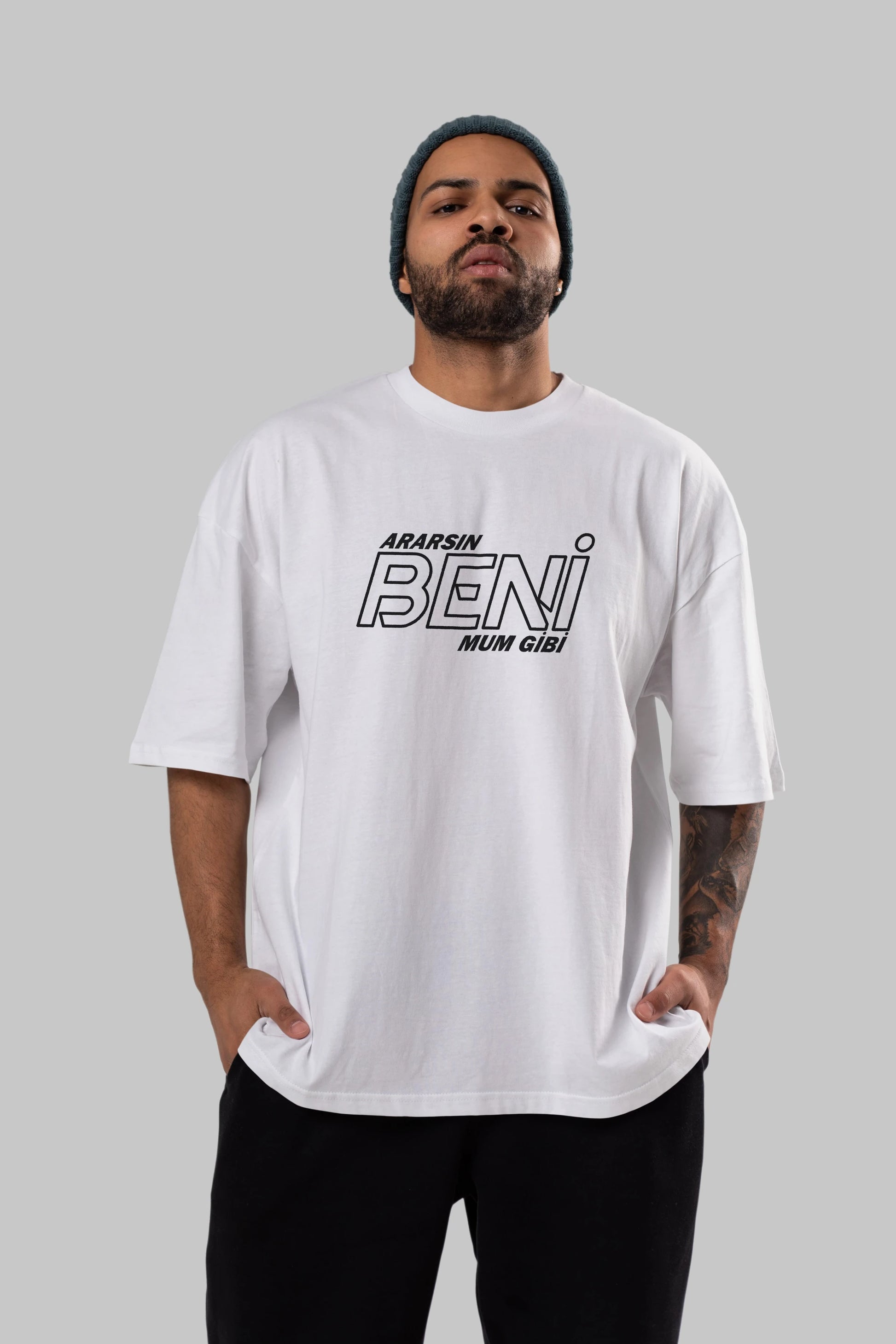 Ararsın Beni Mum Gibi Ön Baskılı Oversize t-shirt %100 pamuk Erkek Kadın Unisex