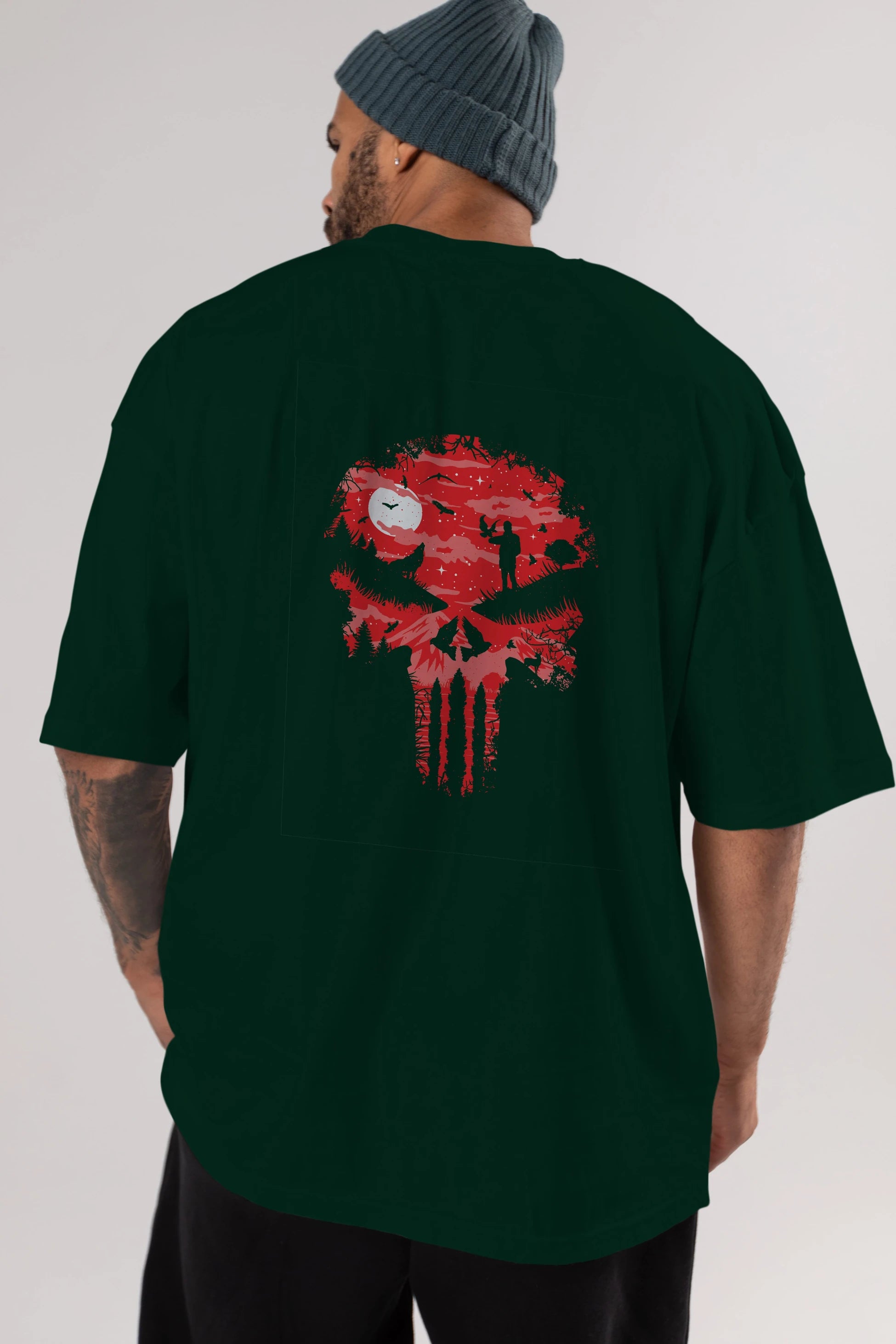 Stand And Bleed Arka Baskılı Oversize t-shirt %100 pamuk Erkek Kadın Unisex