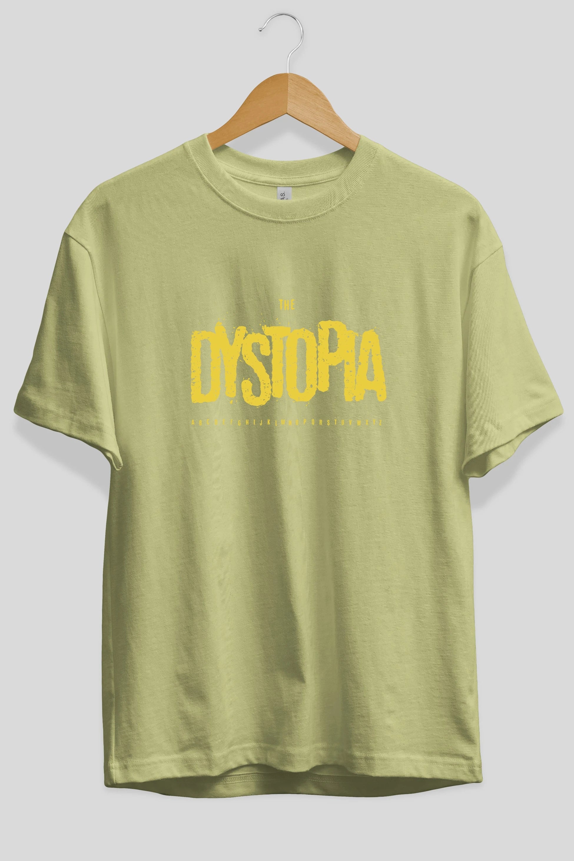 The Dystopia Ön Baskılı Oversize t-shirt Erkek Kadın Unisex