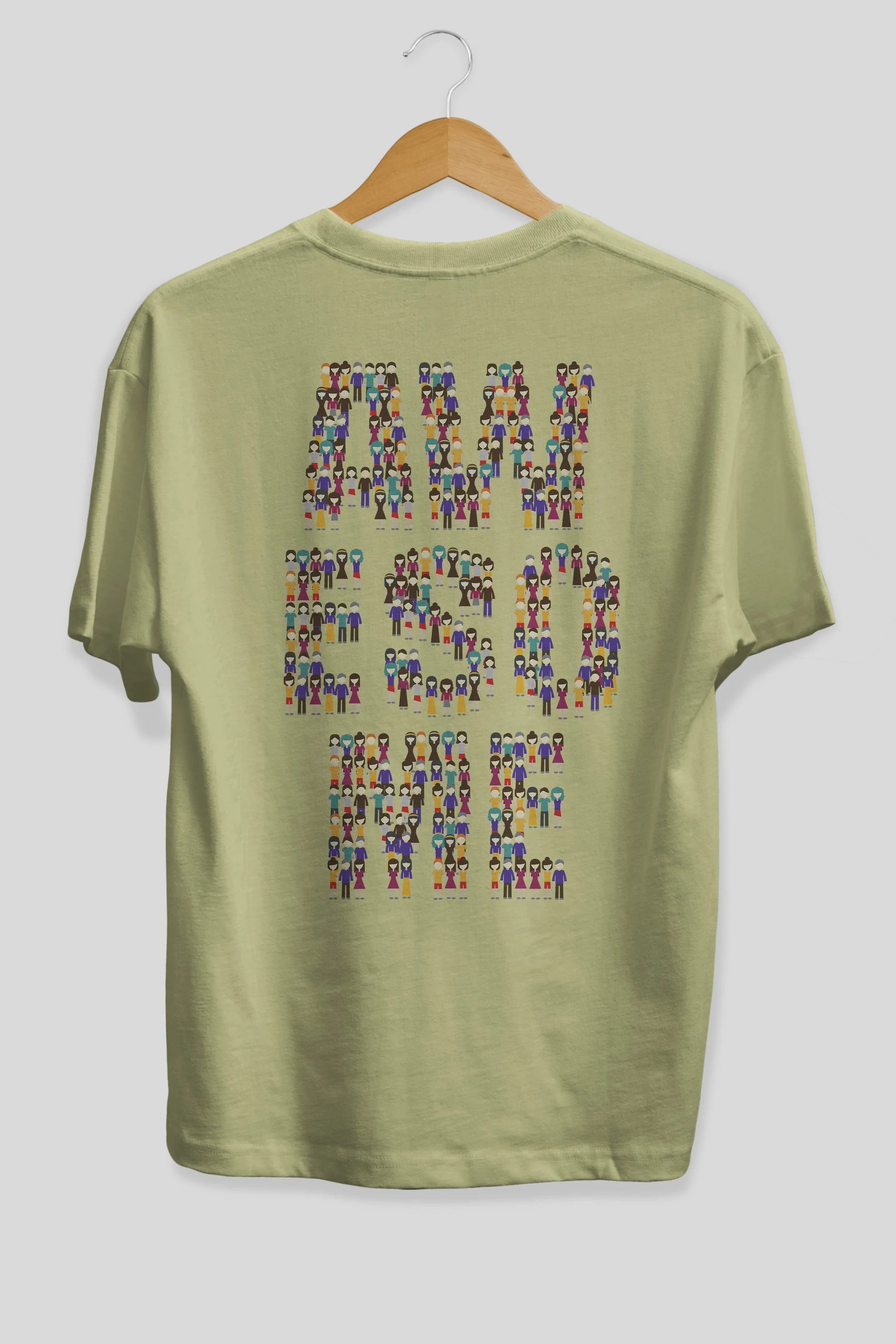 Awesome Arka Baskılı Oversize t-shirt %100 pamuk Erkek Kadın Unisex
