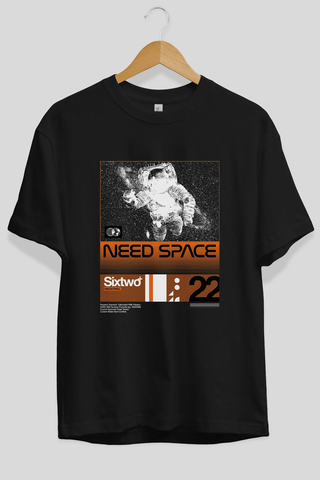 Need Space Ön Baskılı Oversize t-shirt Erkek Kadın Unisex