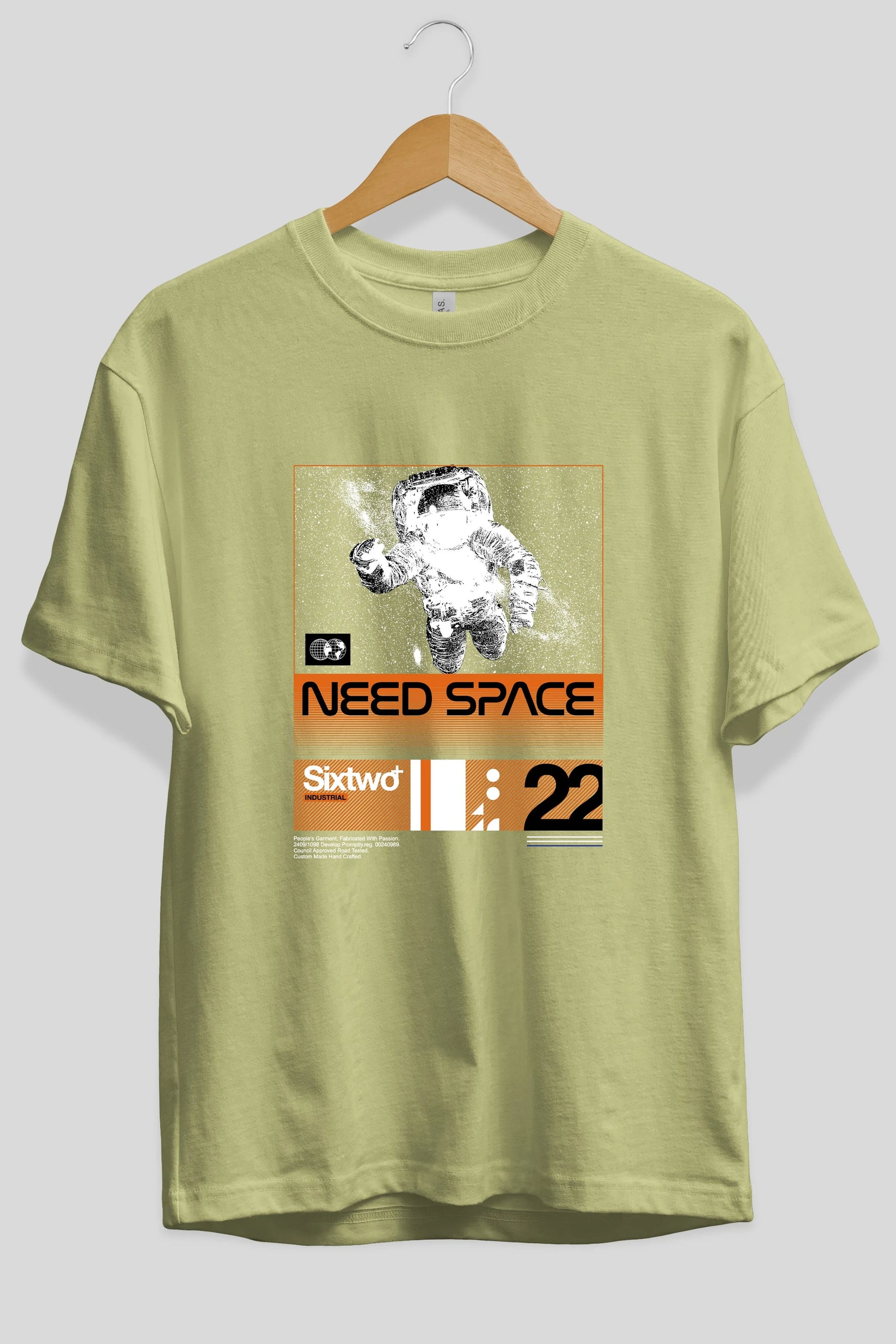 Need Space Ön Baskılı Oversize t-shirt Erkek Kadın Unisex