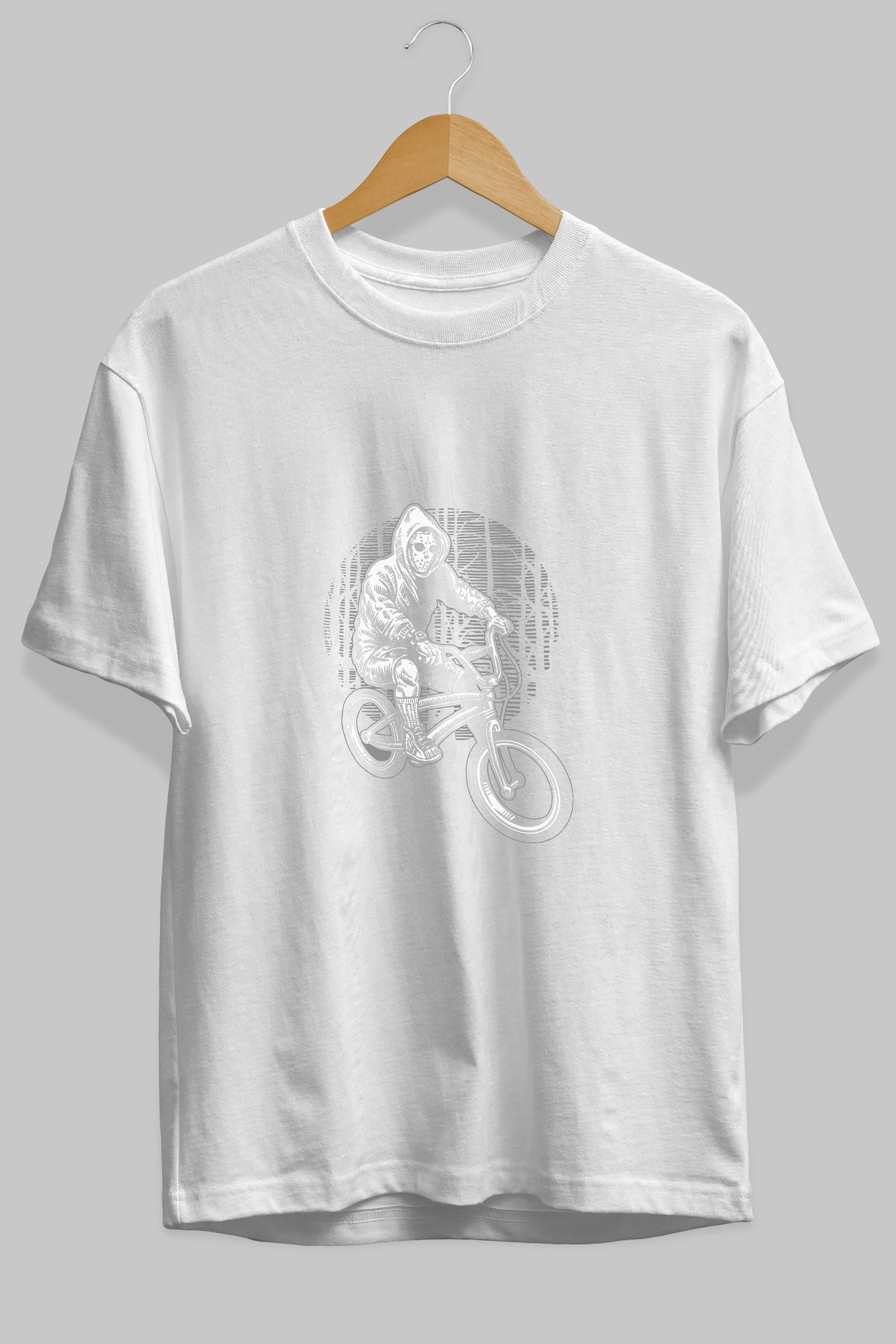 Ride Bike To Kill Ön Baskılı Oversize t-shirt Erkek Kadın Unisex %100 Pamuk tişort