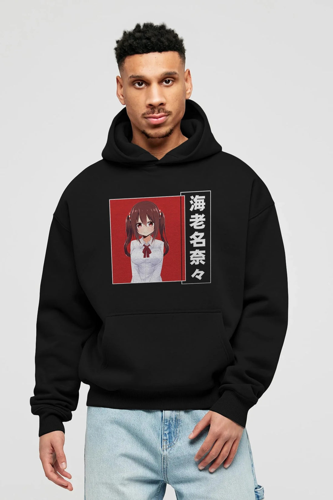 Nana Ebina 1 Anime Ön Baskılı Hoodie Oversize Kapüşonlu Sweatshirt Erkek Kadın Unisex