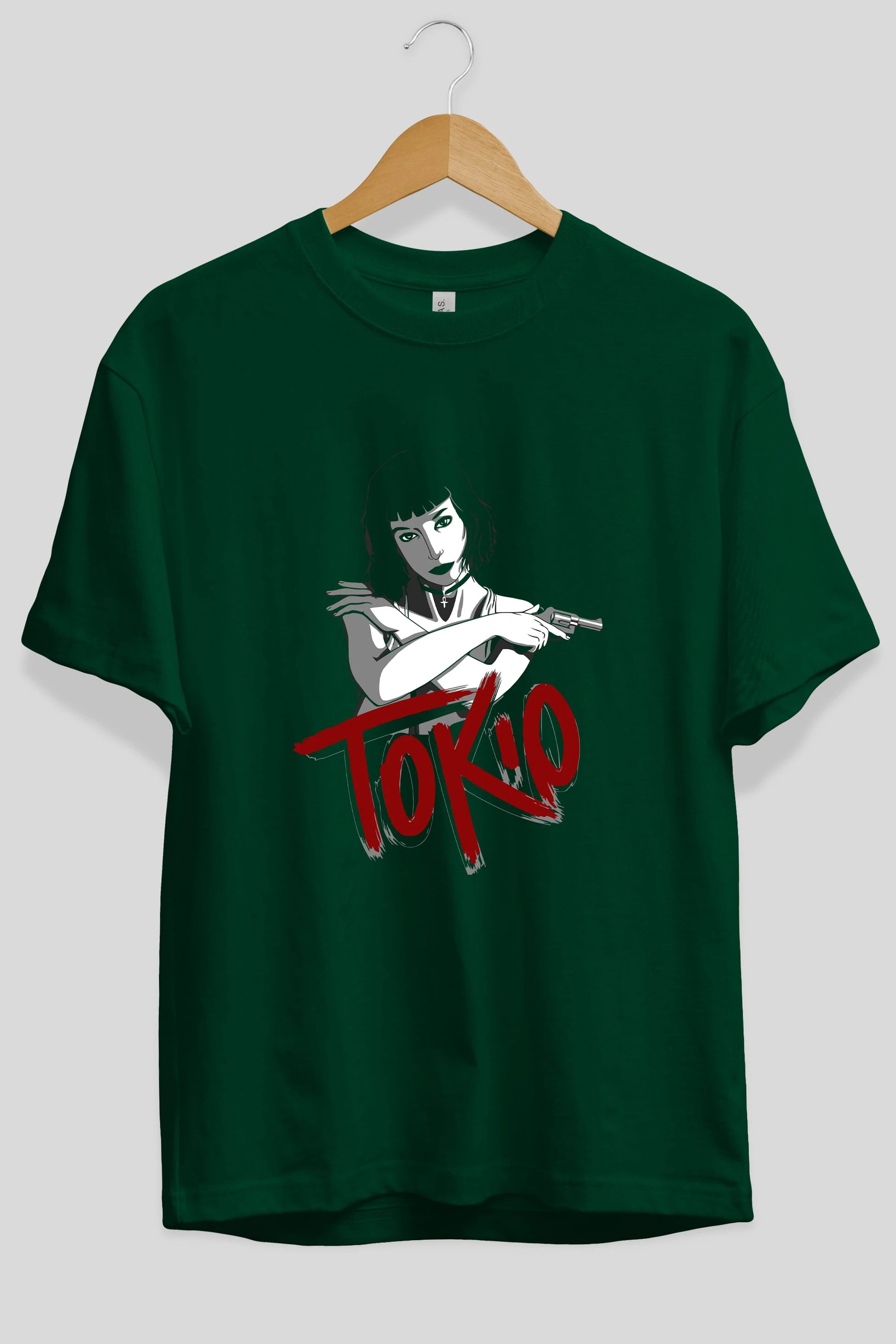 La Casa De Papel (10) Ön Baskılı Oversize t-shirt Erkek Kadın Unisex %100 Pamuk Bisiklet Yaka tişort