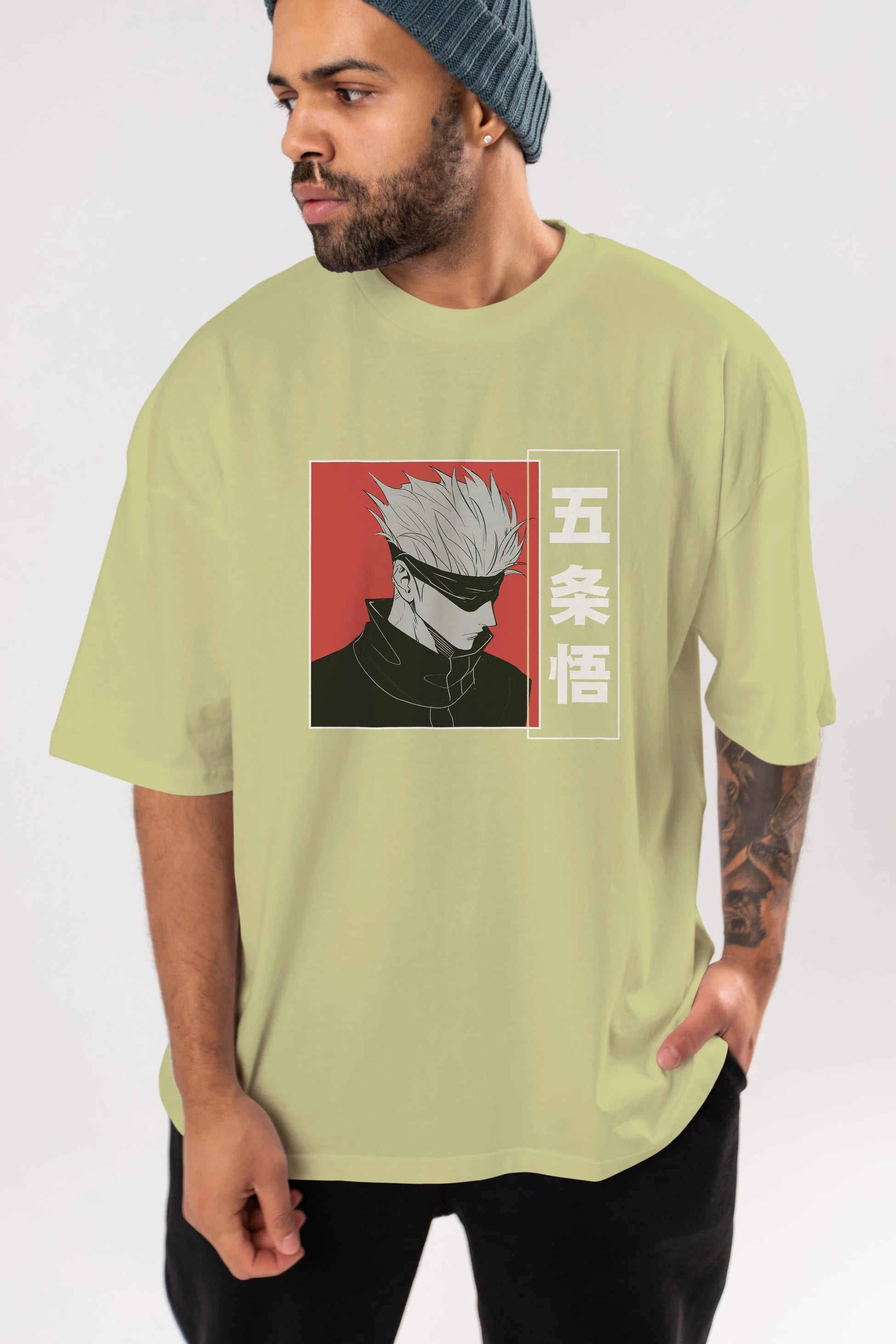 JUJUTSU KAISEN 2 Anime Ön Baskılı Oversize t-shirt %100 pamuk Erkek Kadın Unisex