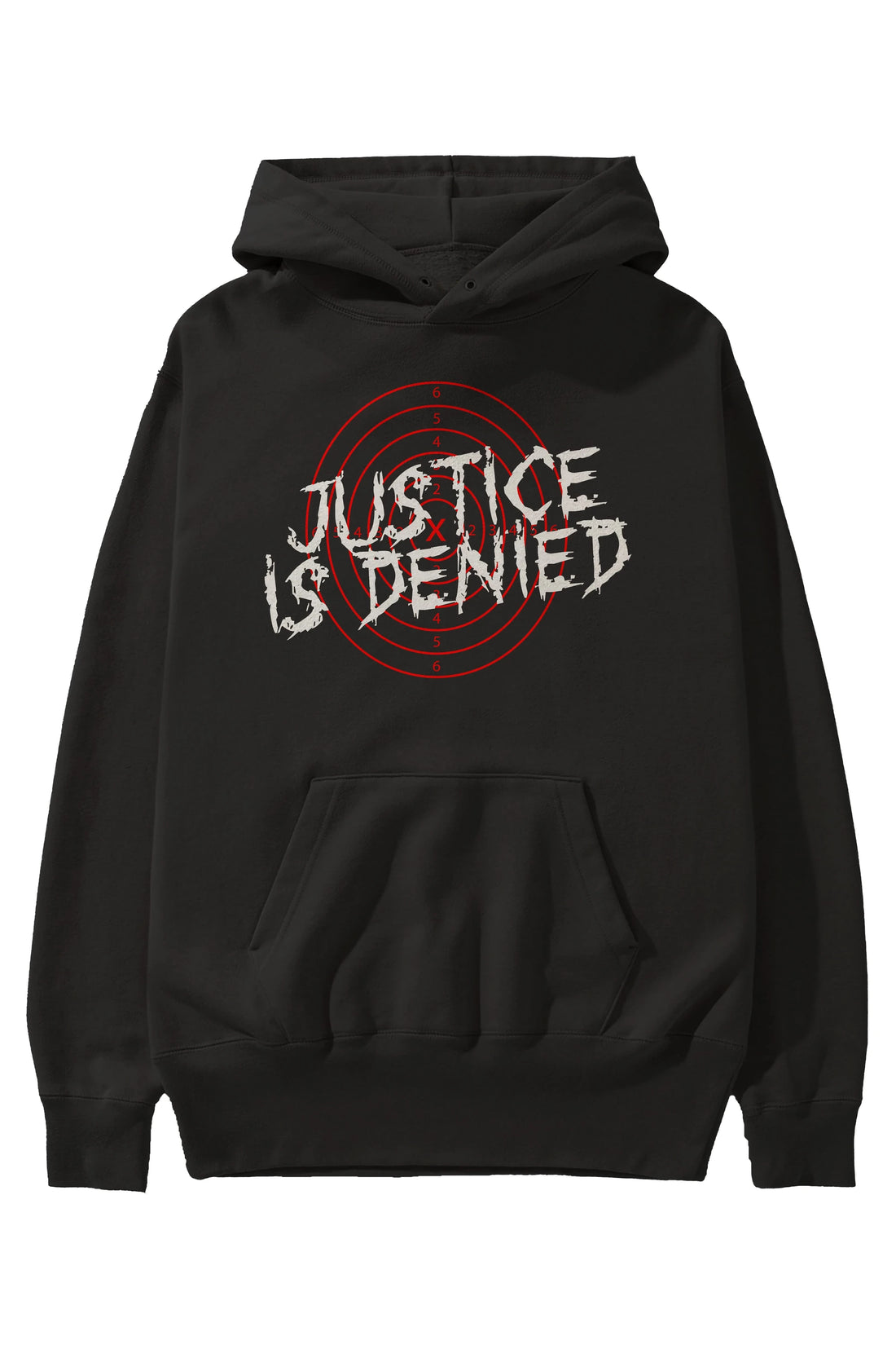 Justice is Denied Ön Baskılı Hoodie Oversize Kapüşonlu Sweatshirt Erkek Kadın Unisex