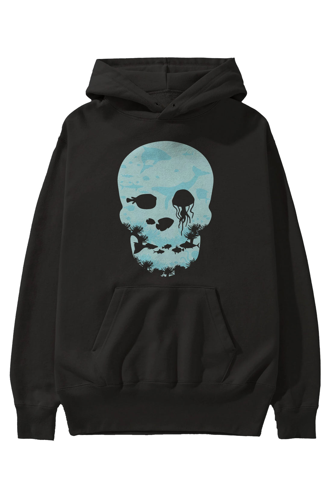 Dead Sea Ön Baskılı Hoodie Oversize Kapüşonlu Sweatshirt Erkek Kadın Unisex