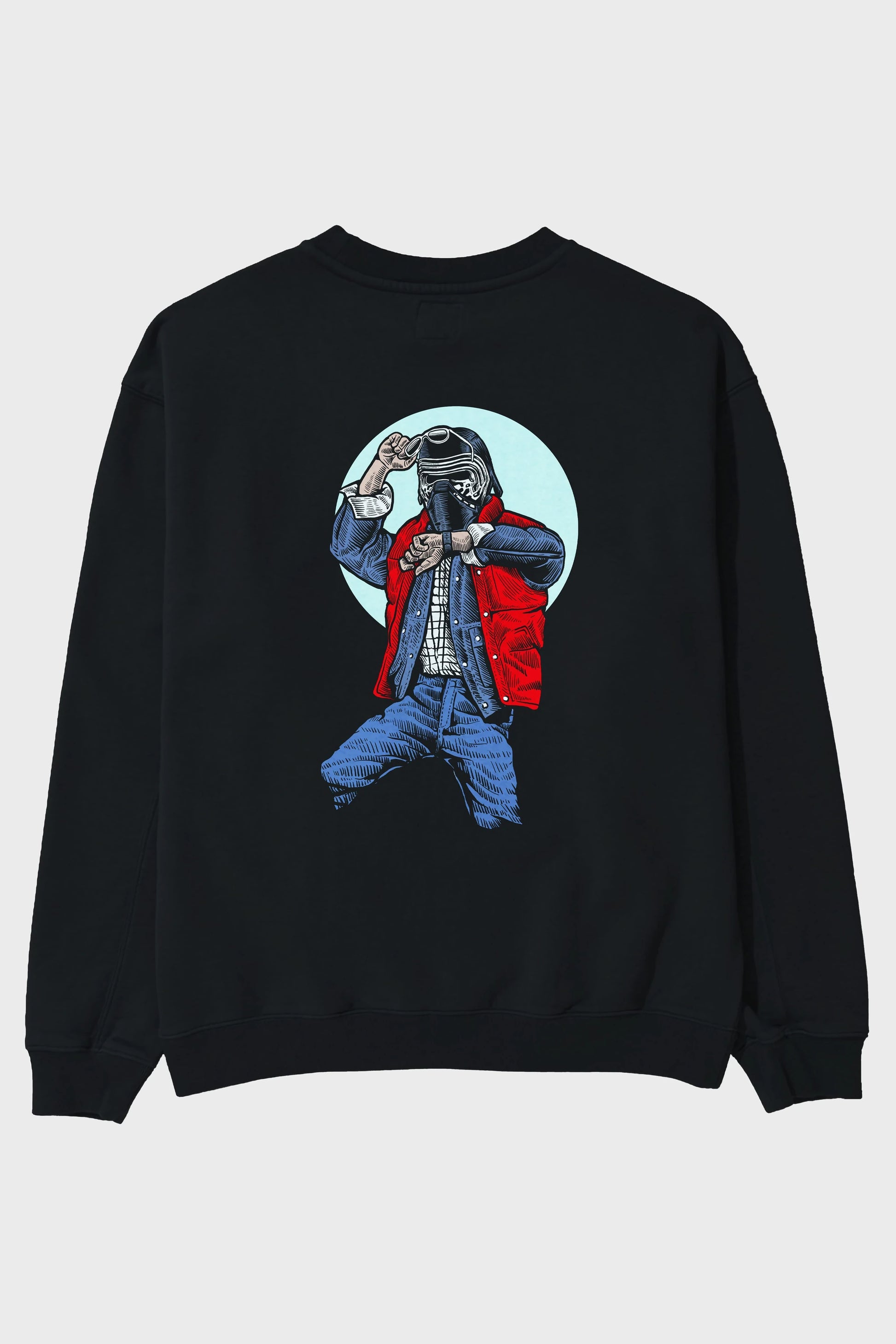 Kylo Mcfly Arka Baskılı Oversize Sweatshirt Erkek Kadın Unisex