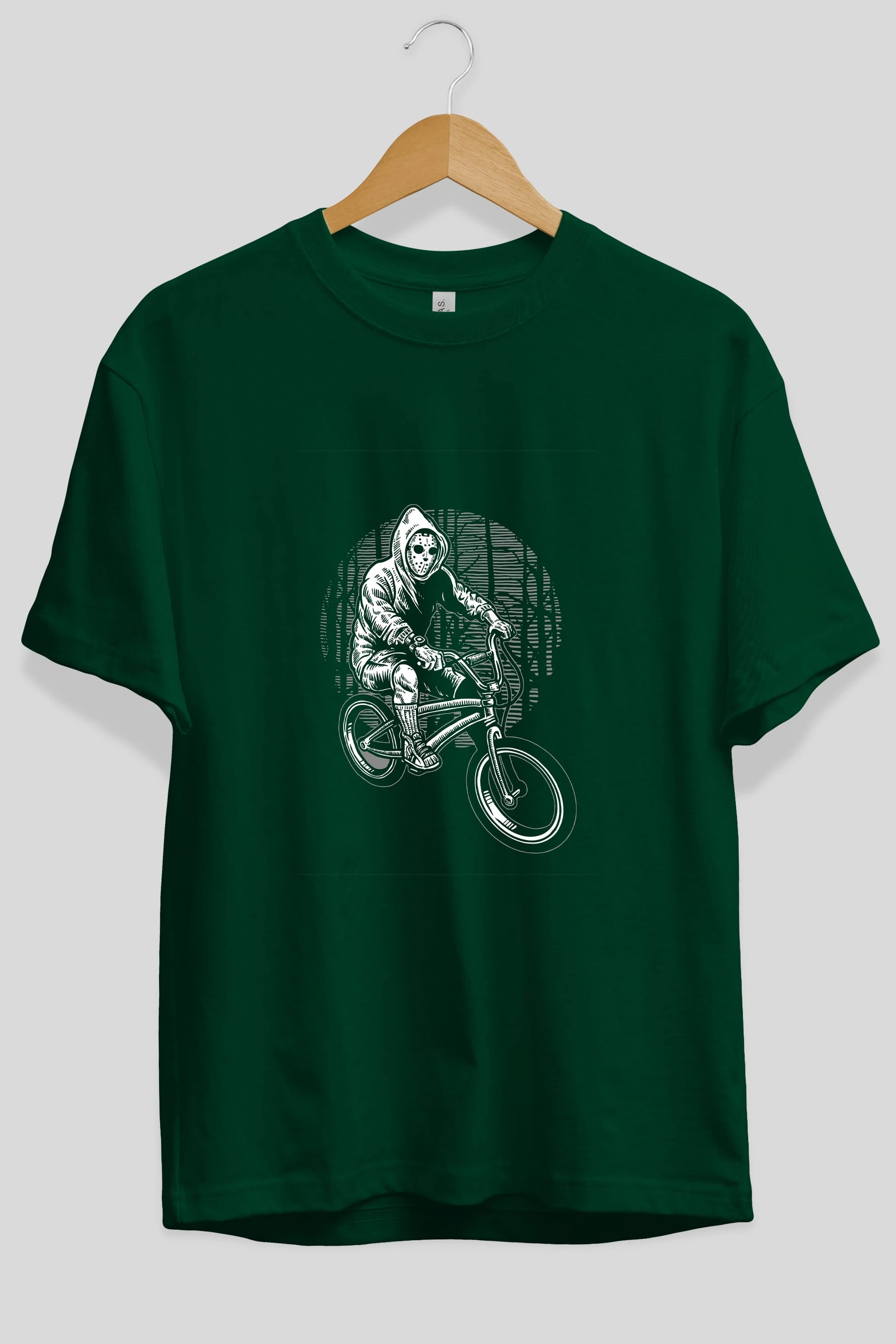 Ride Bike To Kill Ön Baskılı Oversize t-shirt Erkek Kadın Unisex %100 Pamuk tişort
