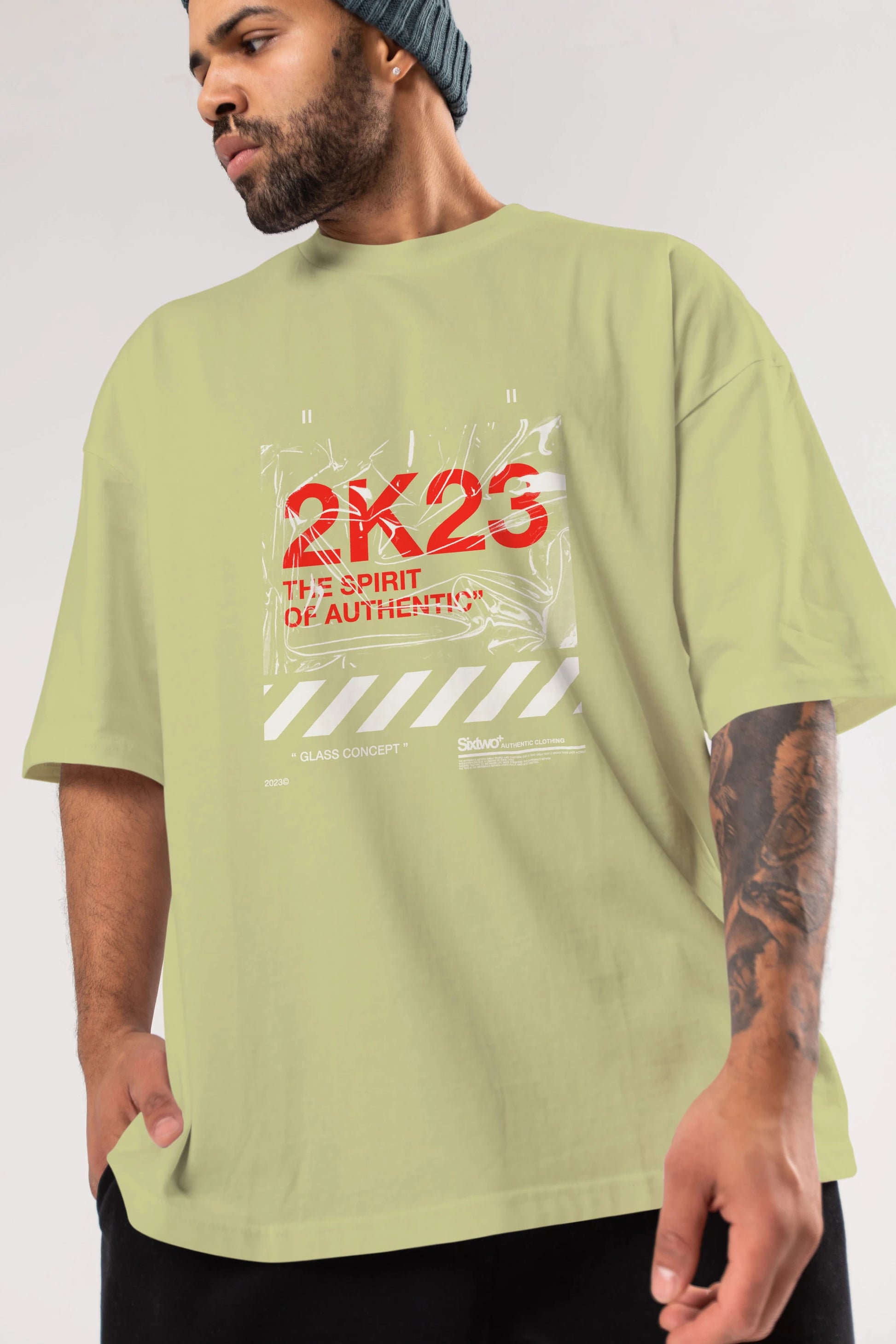The Spirit Ön Baskılı Oversize t-shirt Erkek Kadın Unisex