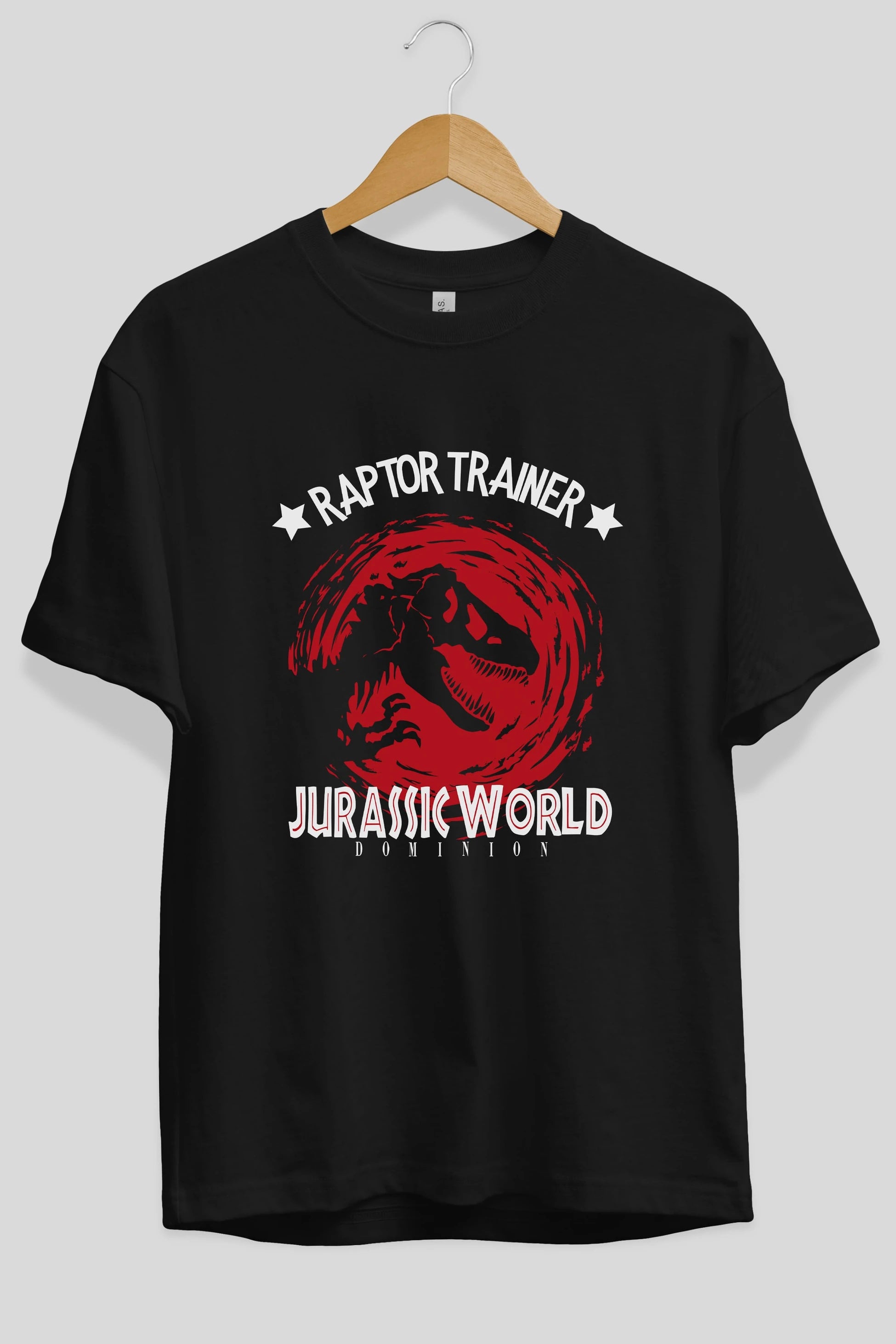 Jurassic Park (3) Ön Baskılı Oversize t-shirt Erkek Kadın Unisex %100 Pamuk Bisiklet Yaka tişort