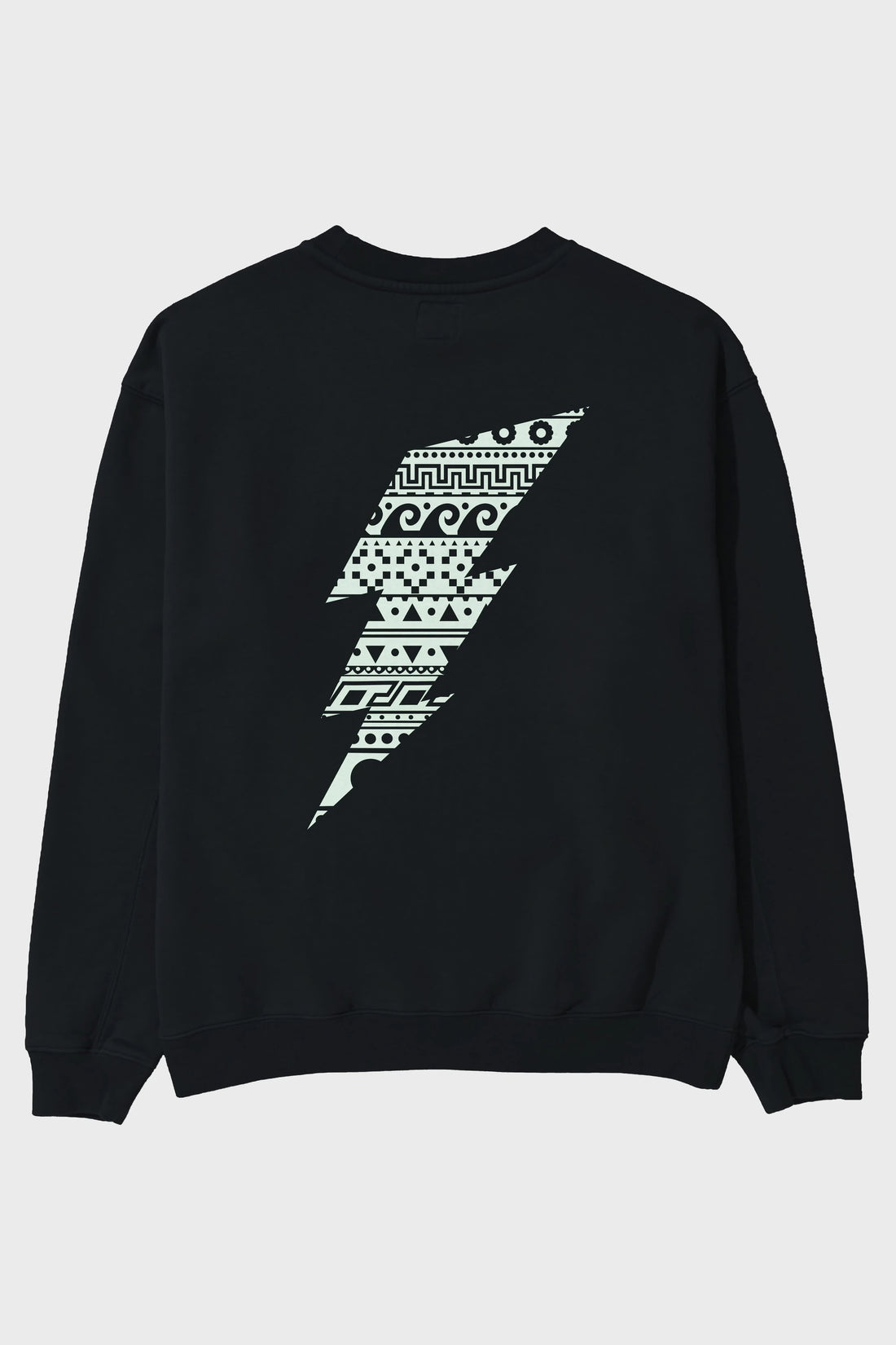Thunderbolt Arka Baskılı Oversize Sweatshirt Erkek Kadın Unisex