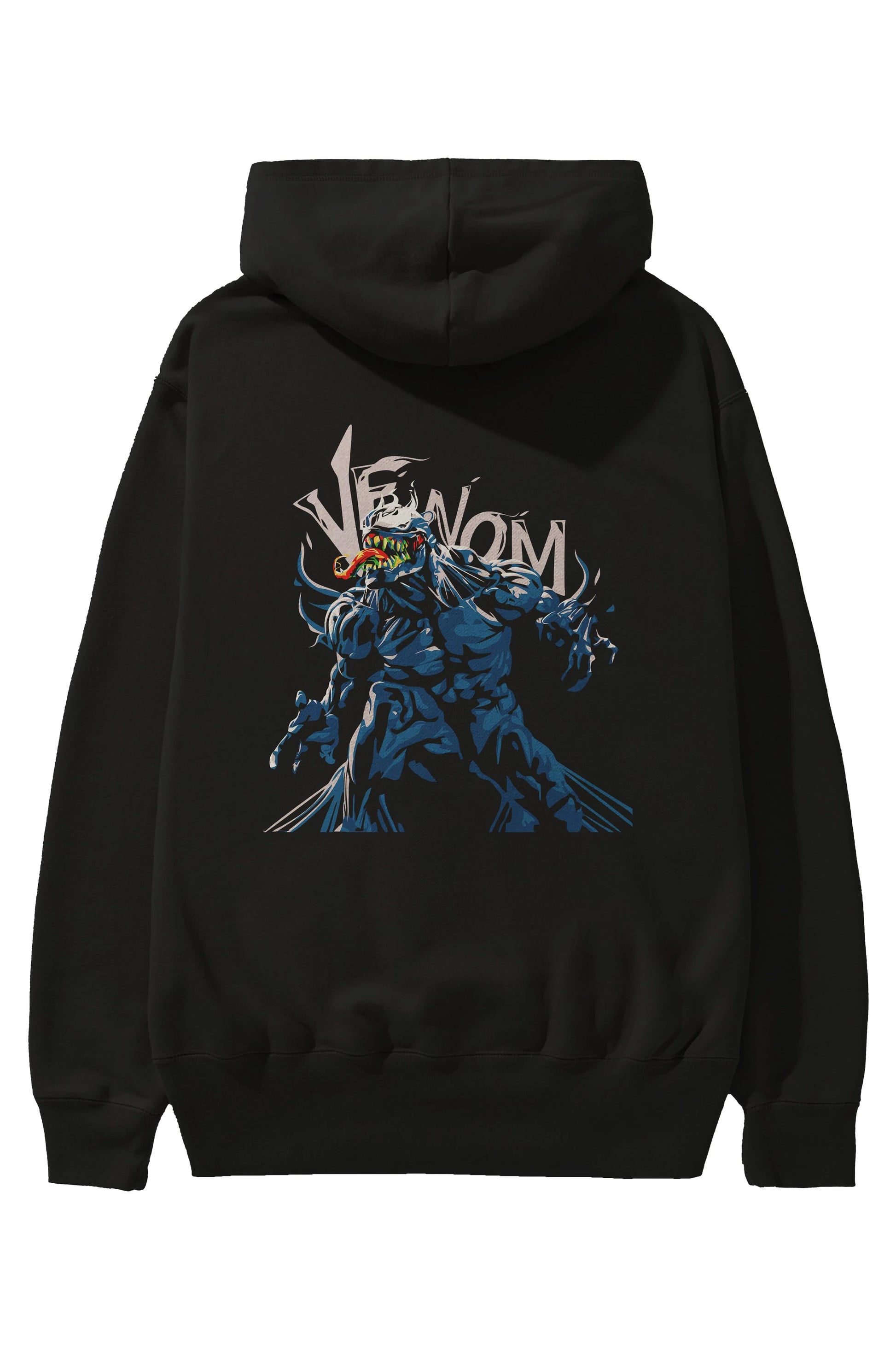 Venom (8) Arka Baskılı Hoodie Oversize Kapüşonlu Sweatshirt Erkek Kadın Unisex