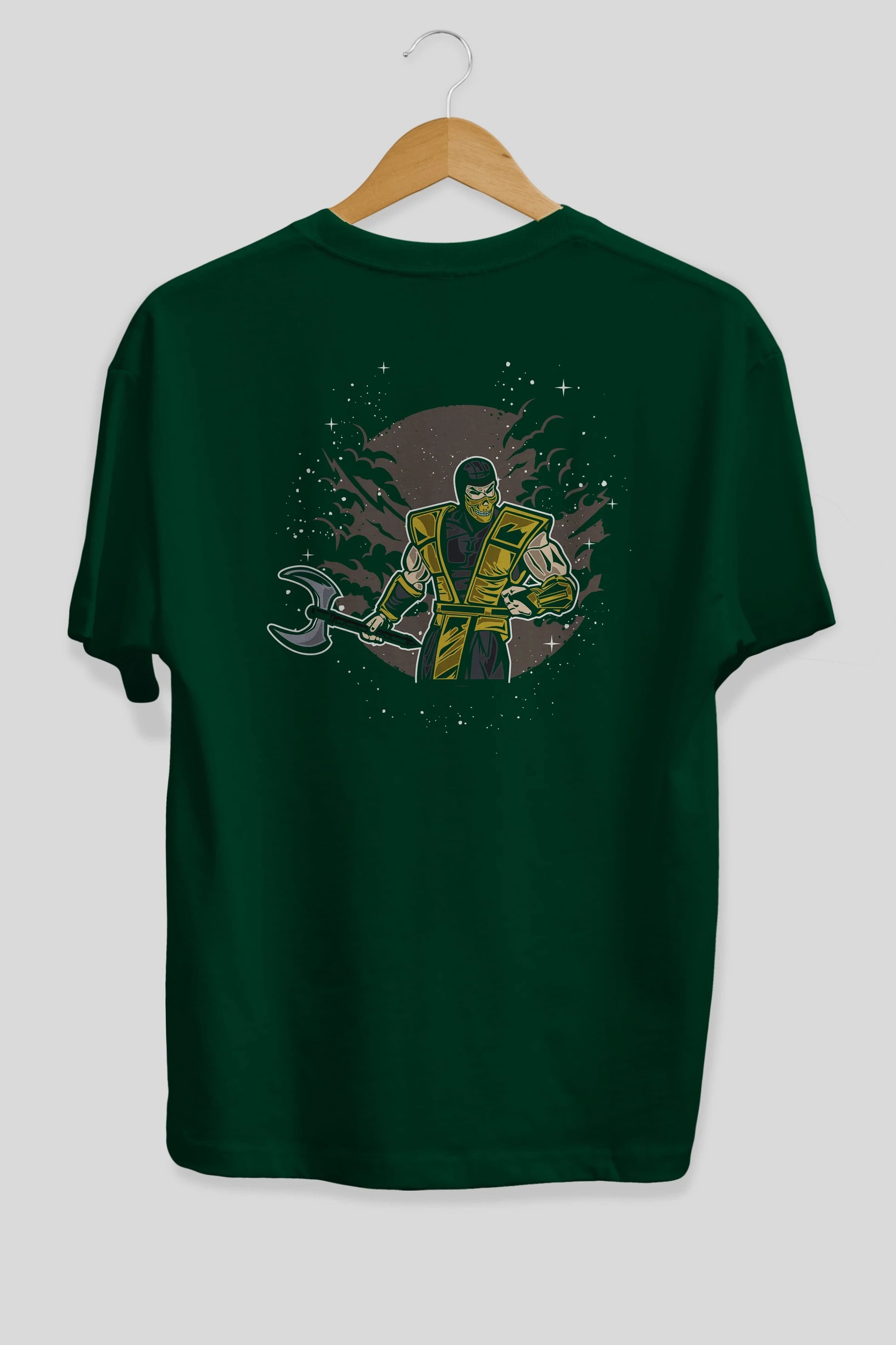 SCORPION Arka Baskılı Oversize t-shirt Erkek Kadın Unisex %100 Pamuk