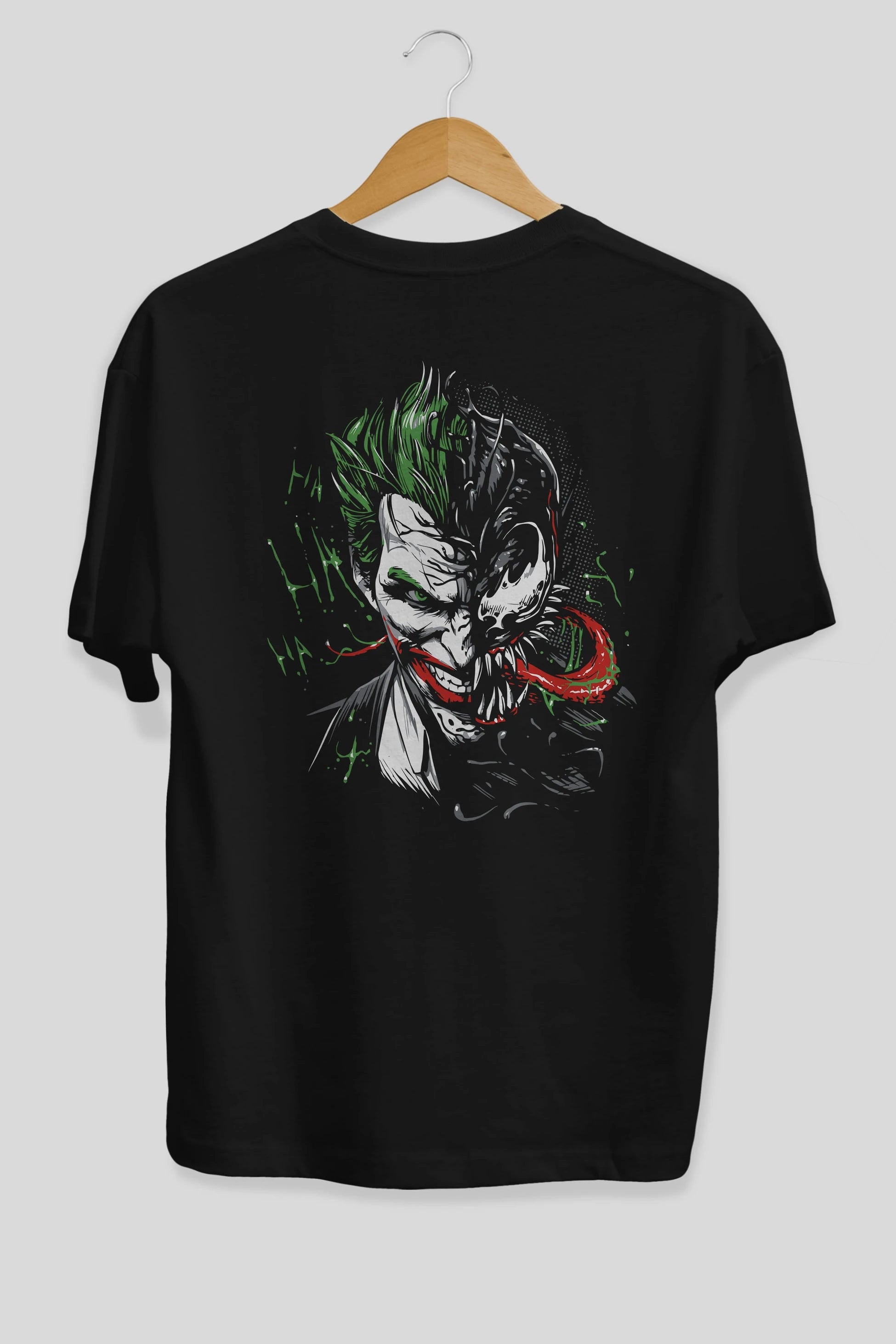 Venom (16) Arka Baskılı Oversize t-shirt Erkek Kadın Unisex %100 Pamuk Bisiklet Yaka tişort