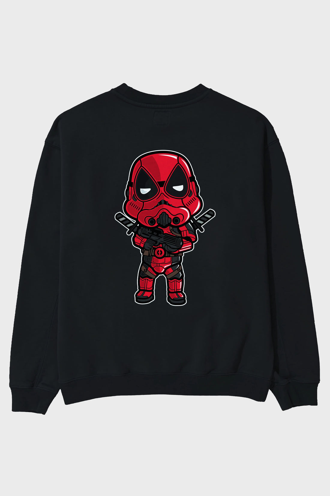 Deadpool (22) Arka Baskılı Oversize Sweatshirt Erkek Kadın Unisex