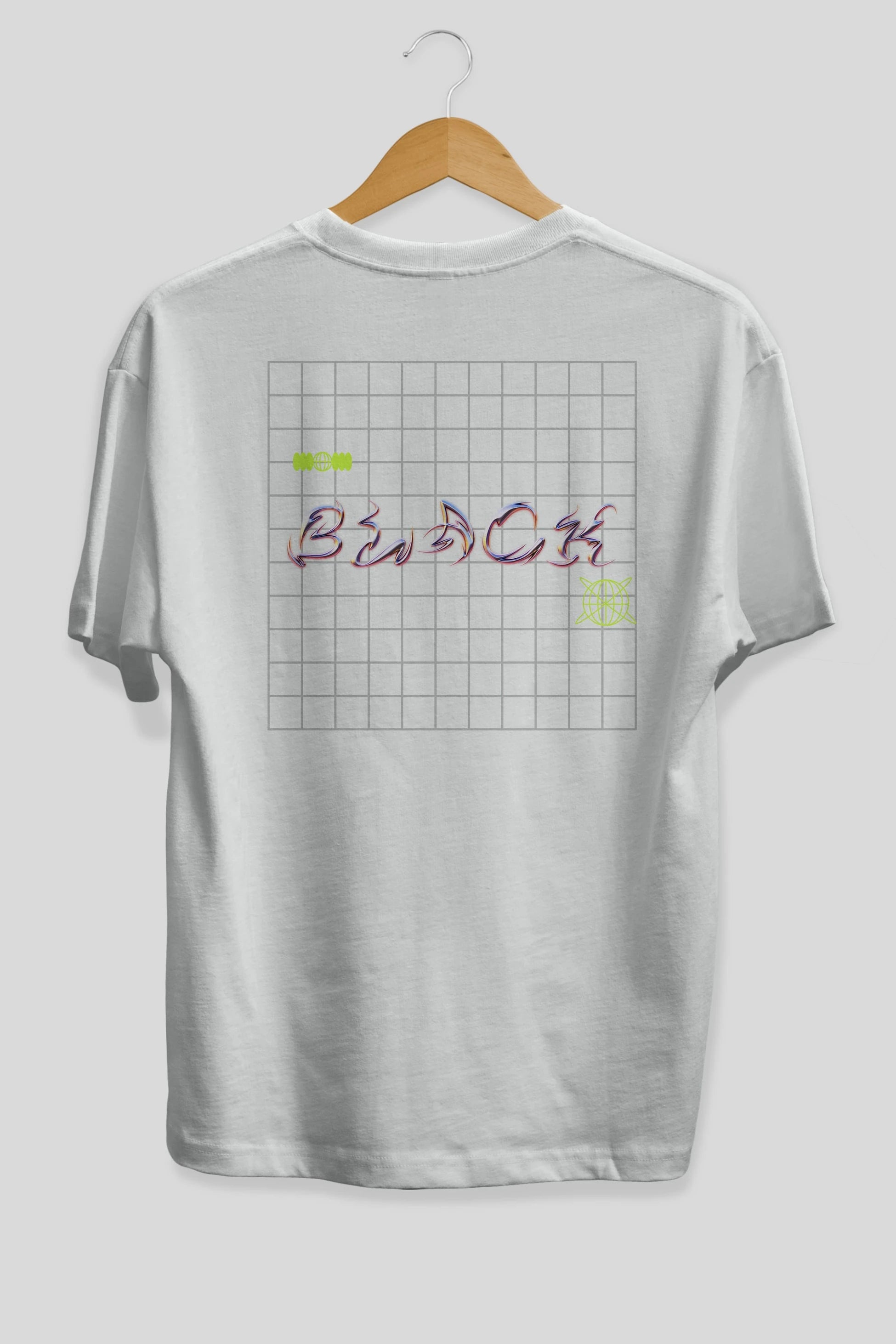 Black Yazılı Arka Baskılı Oversize t-shirt Erkek Kadın Unisex