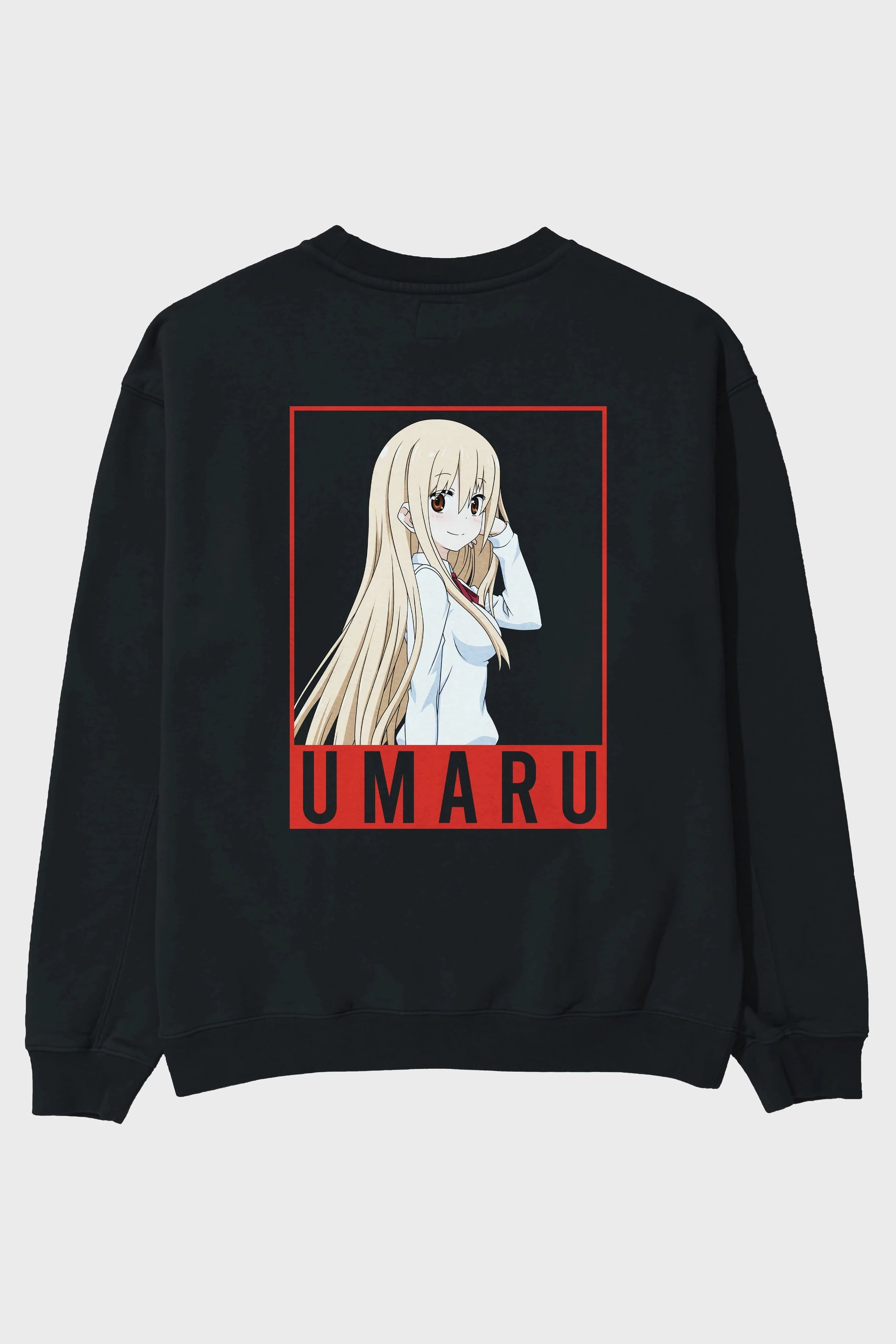 Umaru Doma 2 Anime Arka Baskılı Oversize Sweatshirt Erkek Kadın Unisex
