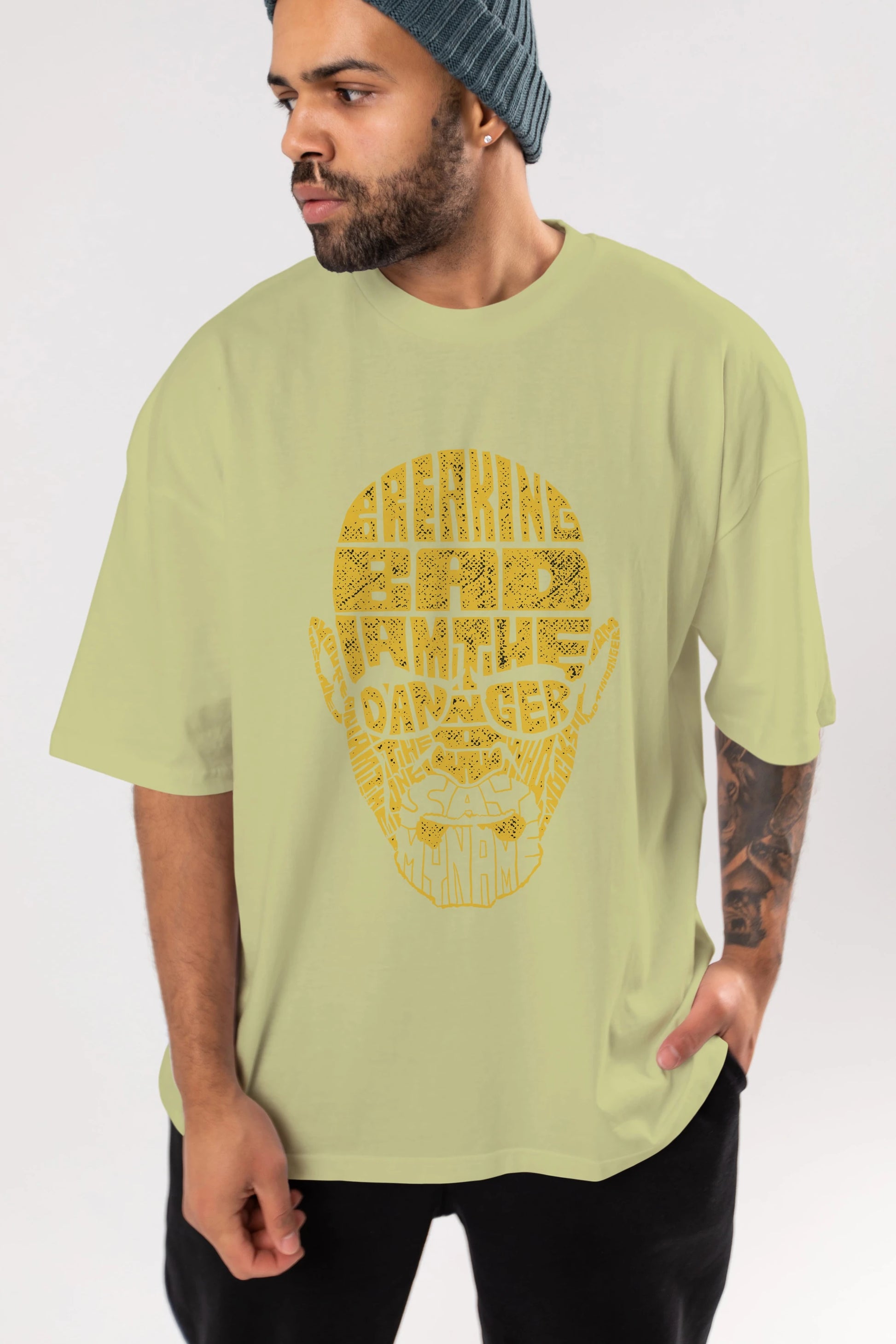 Breaking Bad Ön Baskılı Oversize t-shirt %100 pamuk Erkek Kadın Unisex