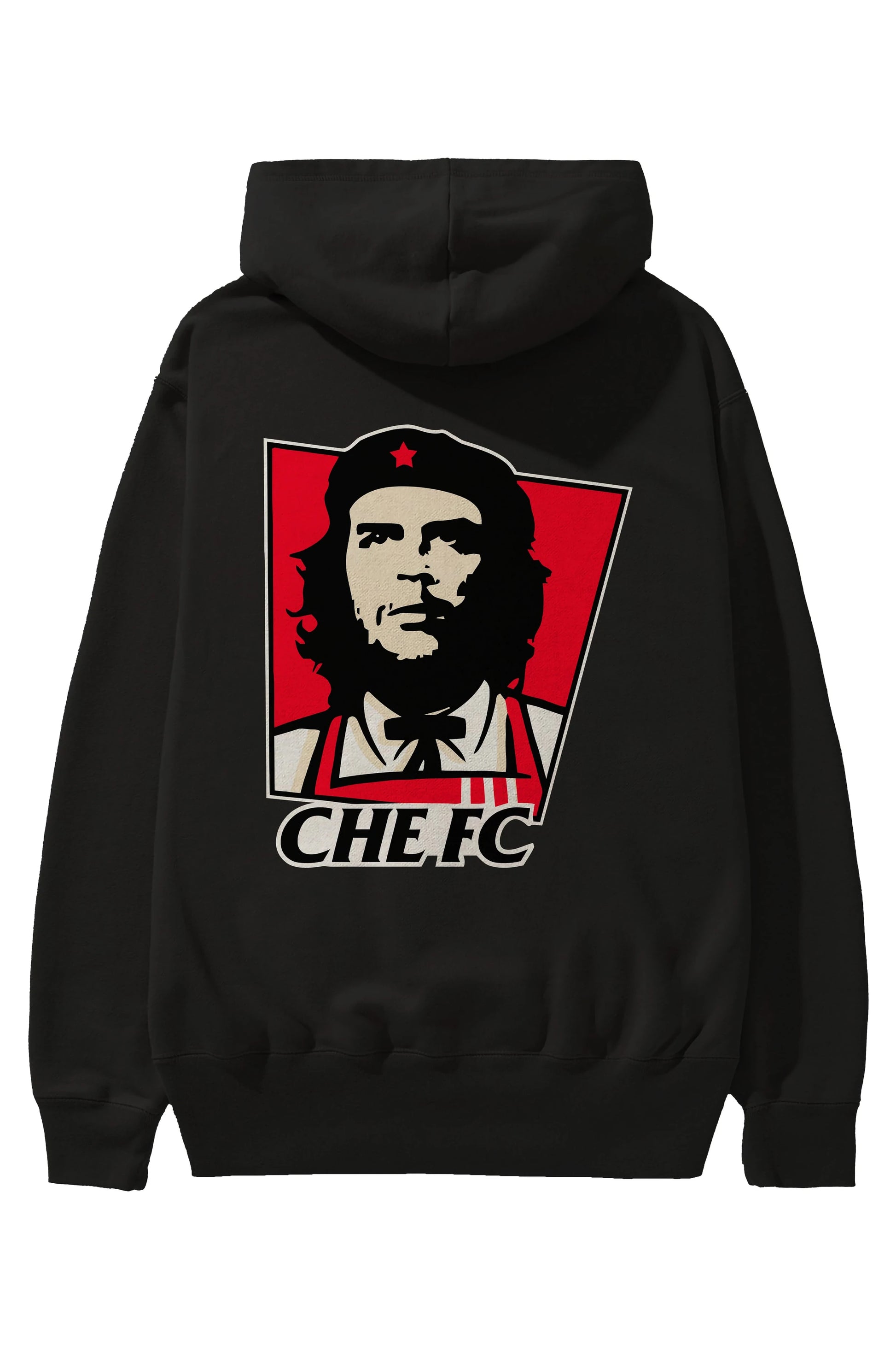 Che FC Arka Baskılı Hoodie Oversize Kapüşonlu Sweatshirt Erkek Kadın Unisex
