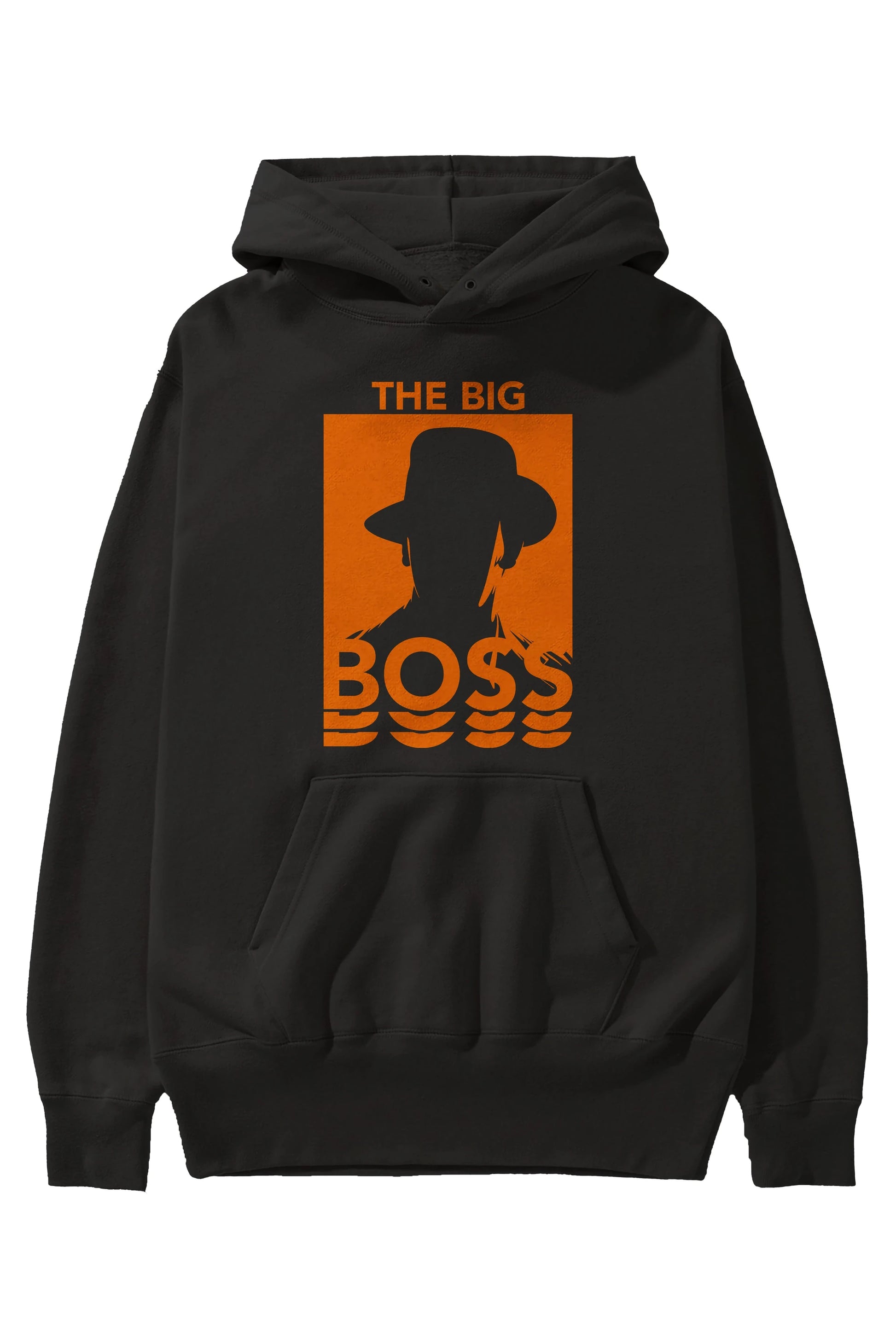 The Big Boss Ön Baskılı Hoodie Oversize Kapüşonlu Sweatshirt Erkek Kadın Unisex