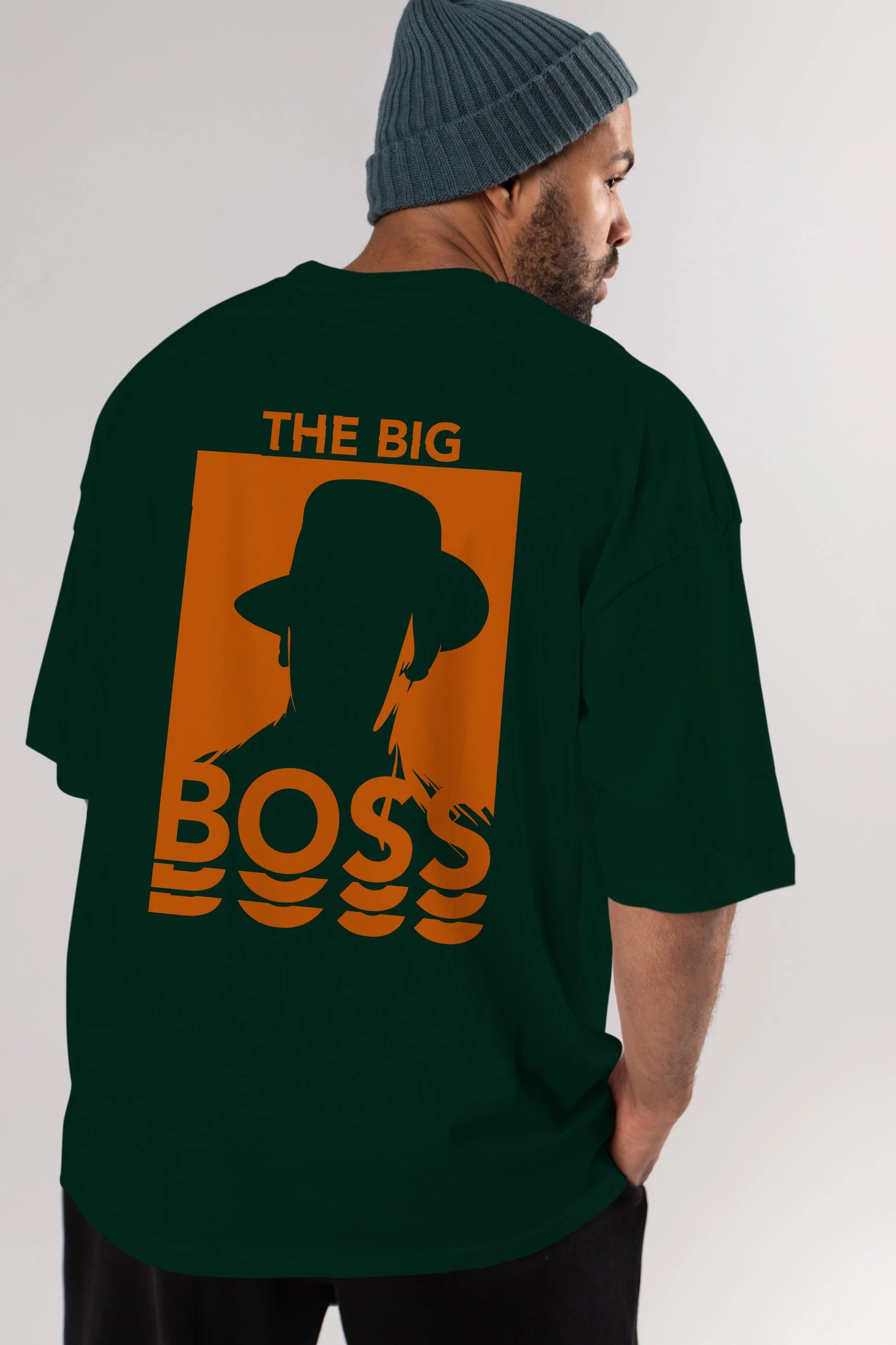 The Big Boss Arka Baskılı Oversize t-shirt Erkek Kadın Unisex