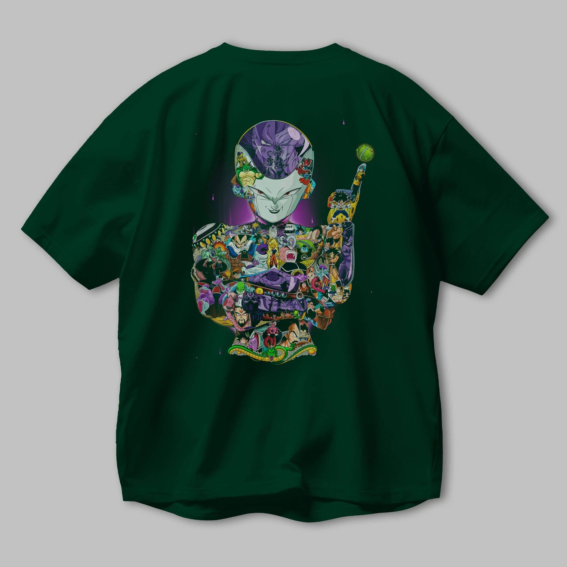 DRAGON BALL ART (4) Anime Arka Baskılı Oversize t-shirt Erkek Kadın Unisex