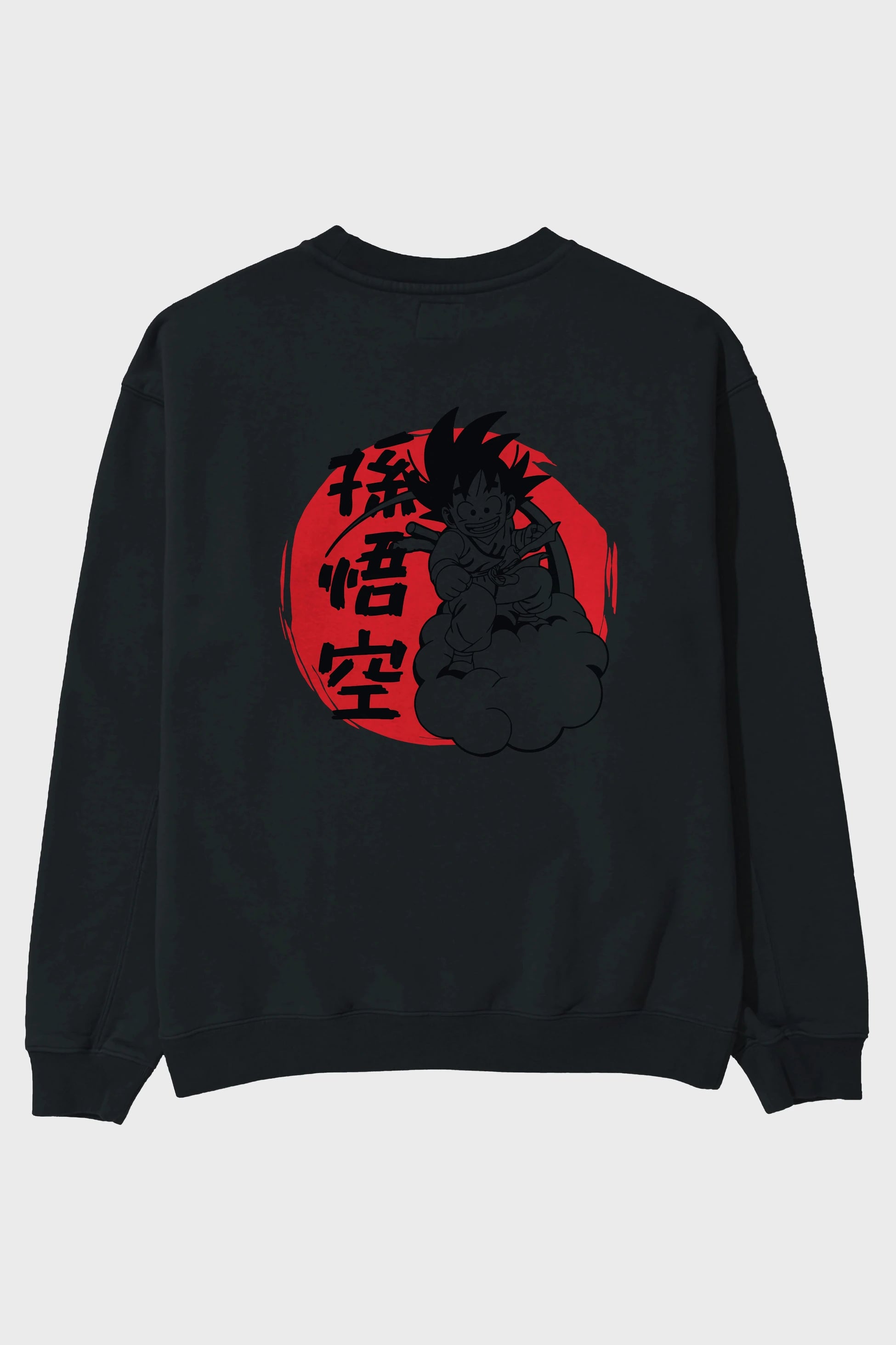 DRAGON BALL Anime Arka Baskılı Oversize Sweatshirt Erkek Kadın Unisex