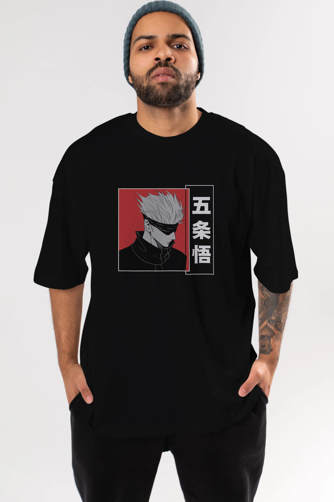 JUJUTSU KAISEN 2 Anime Ön Baskılı Oversize t-shirt %100 pamuk Erkek Kadın Unisex