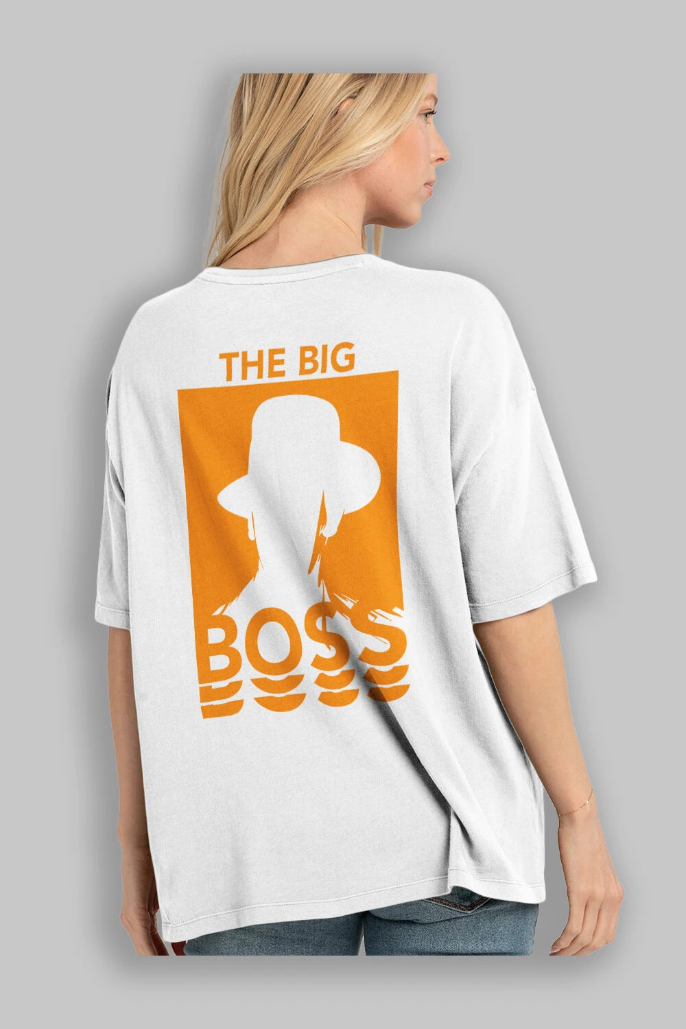 The Big Boss Arka Baskılı Oversize t-shirt Erkek Kadın Unisex