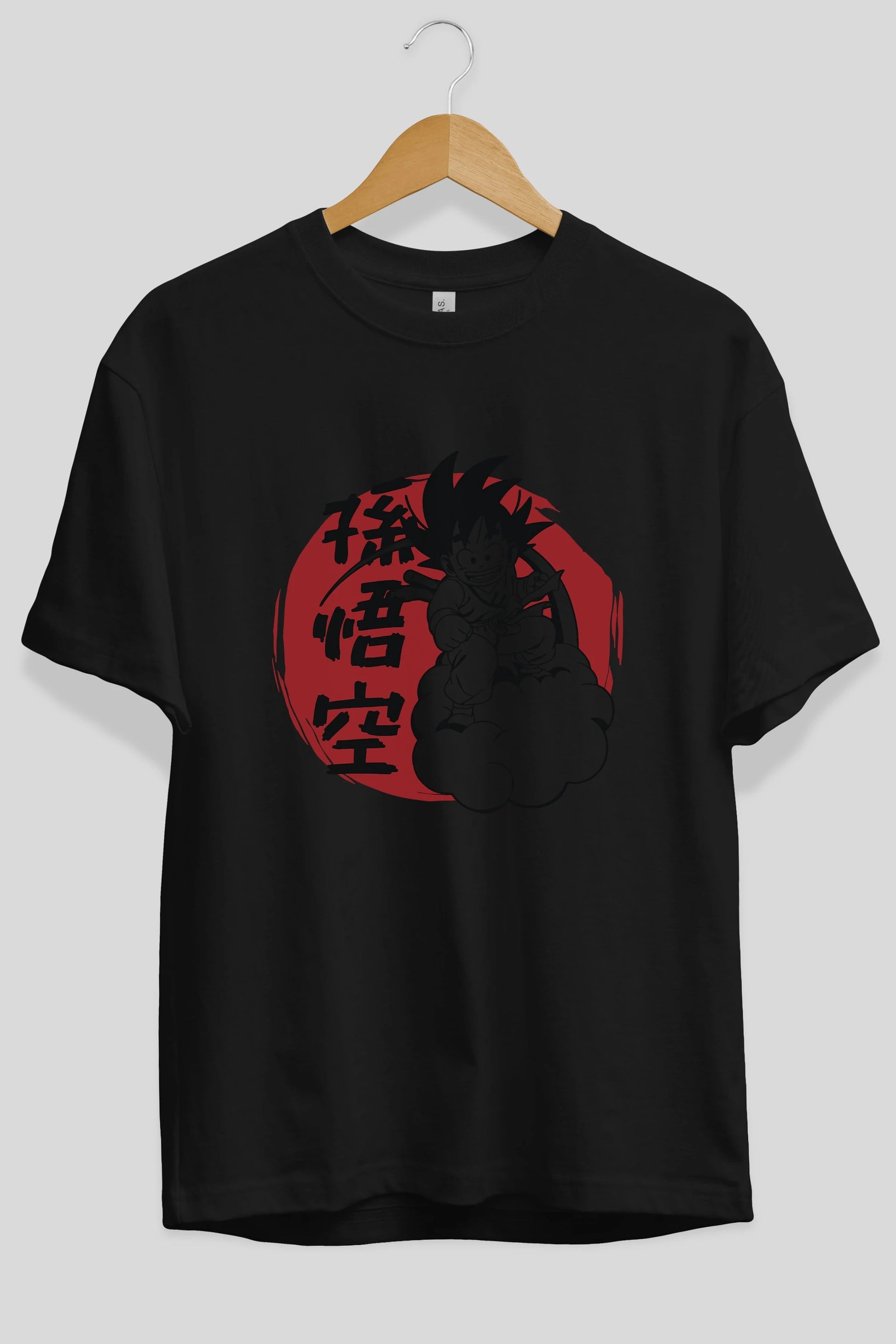 DRAGON BALL Anime Ön Baskılı Oversize t-shirt %100 pamuk Erkek Kadın Unisex