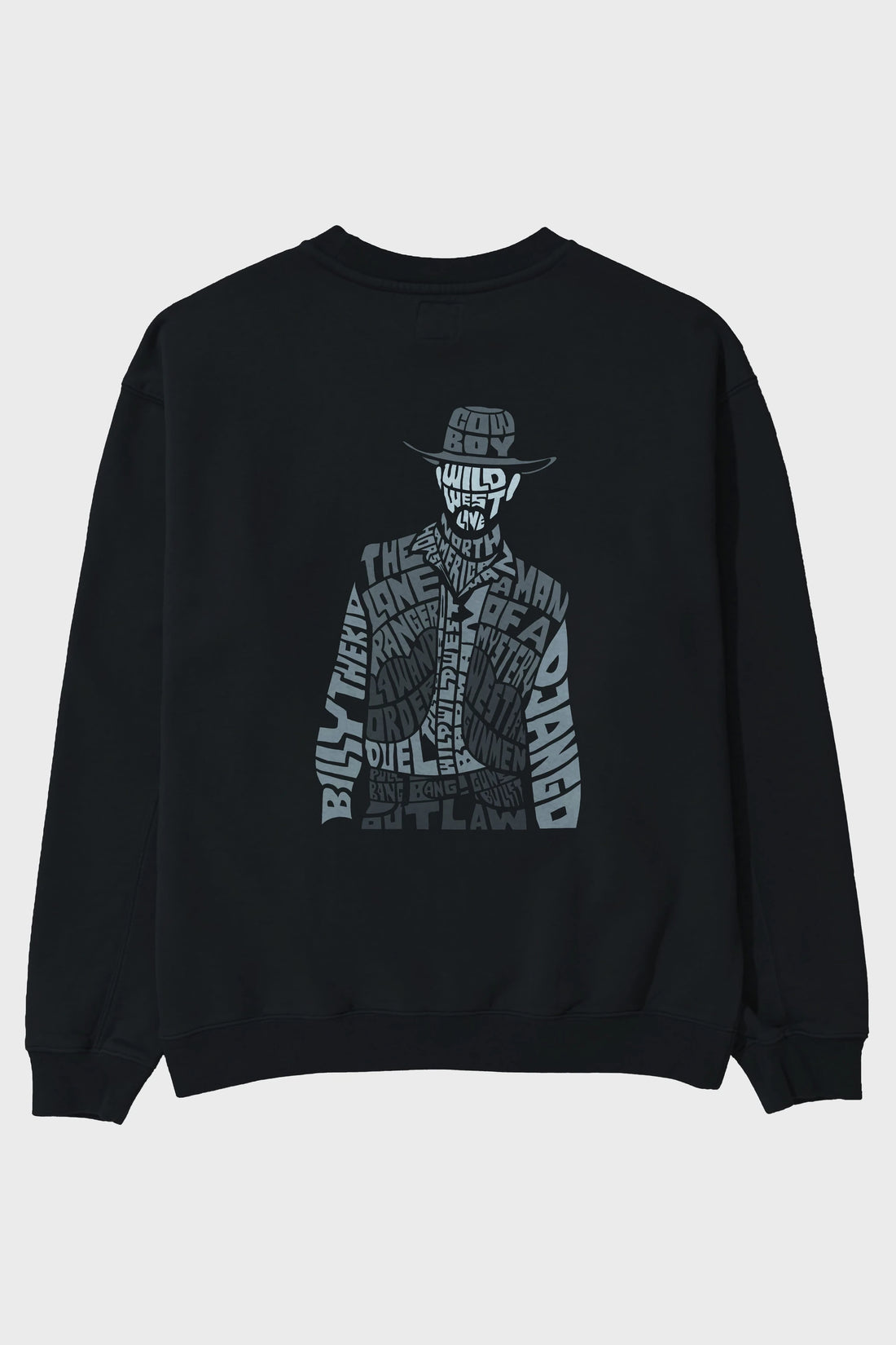 Cowboy Arka Baskılı Oversize Sweatshirt Erkek Kadın Unisex